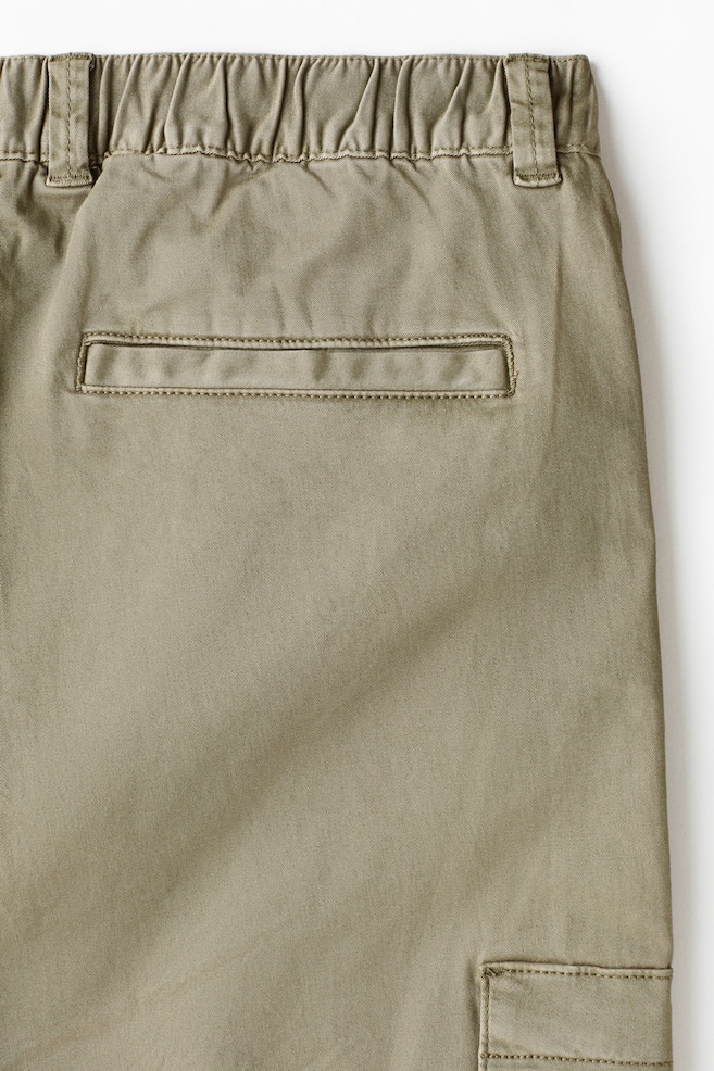 Regular-Fit Cargo Pants-Khaki green - 4
