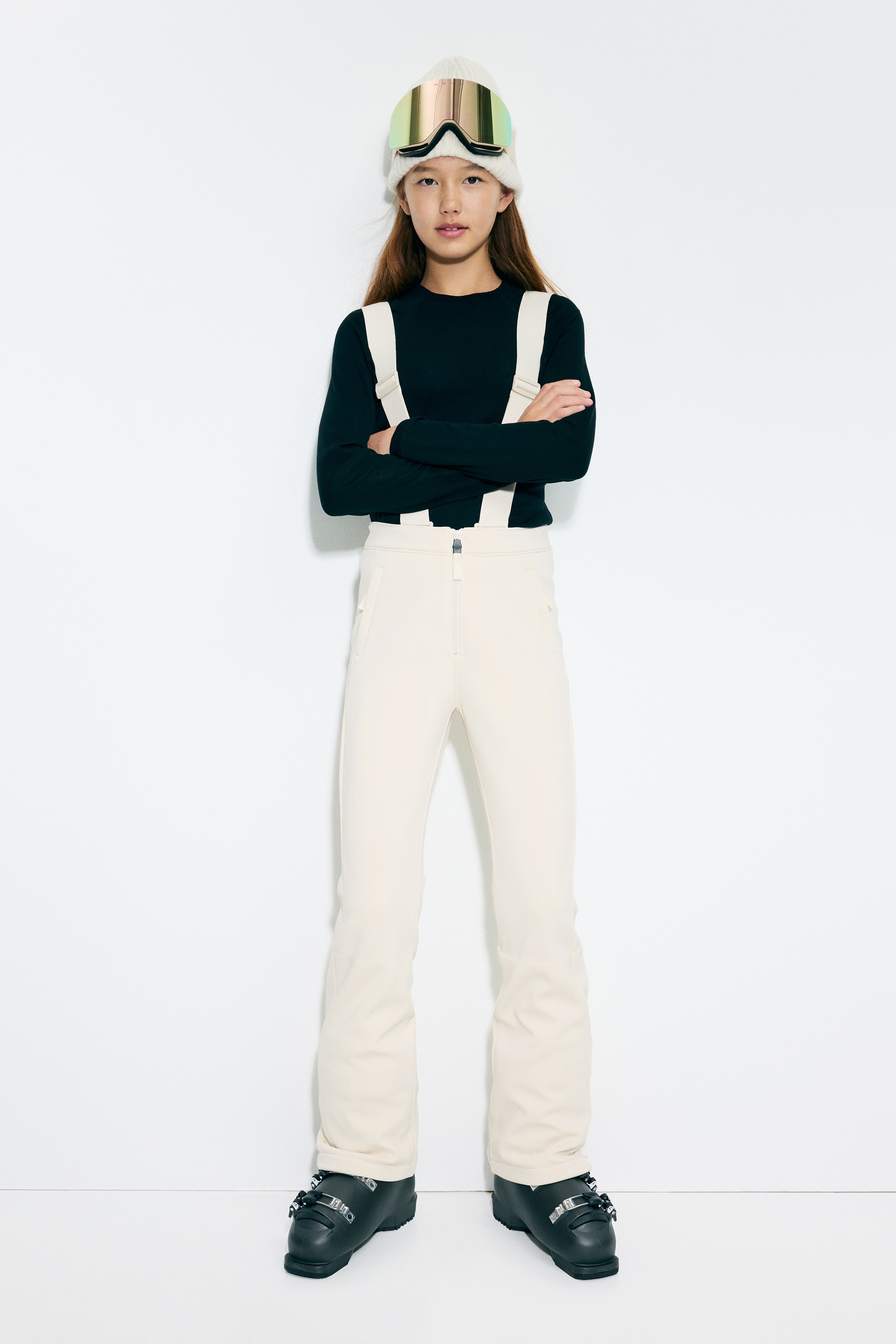 H & M - ウォーターリペレントスキーパンツ - ベージュ H & M - ウォーターリペレントスキーパンツ - ベージュ