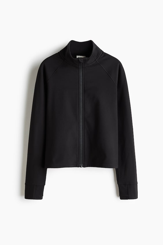 Детская куртка H&M Move Warm Activewear with Fleece SoftMove™, цвет: Чёрный