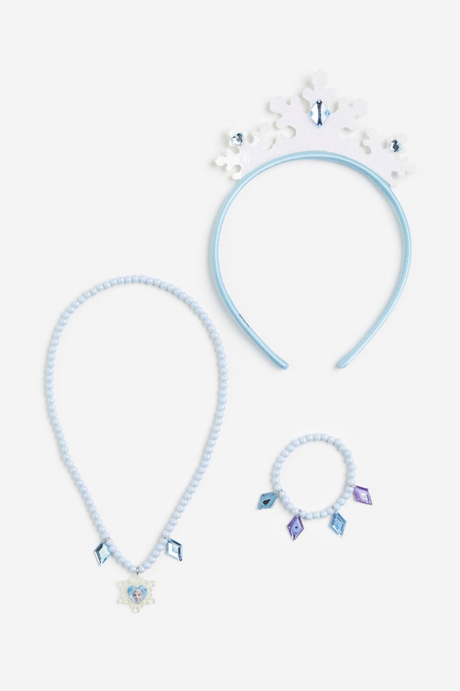 Set di gioielli - Azzurro/Frozen/Rosa chiaro/principesse Disney/Viola/Wish - 2