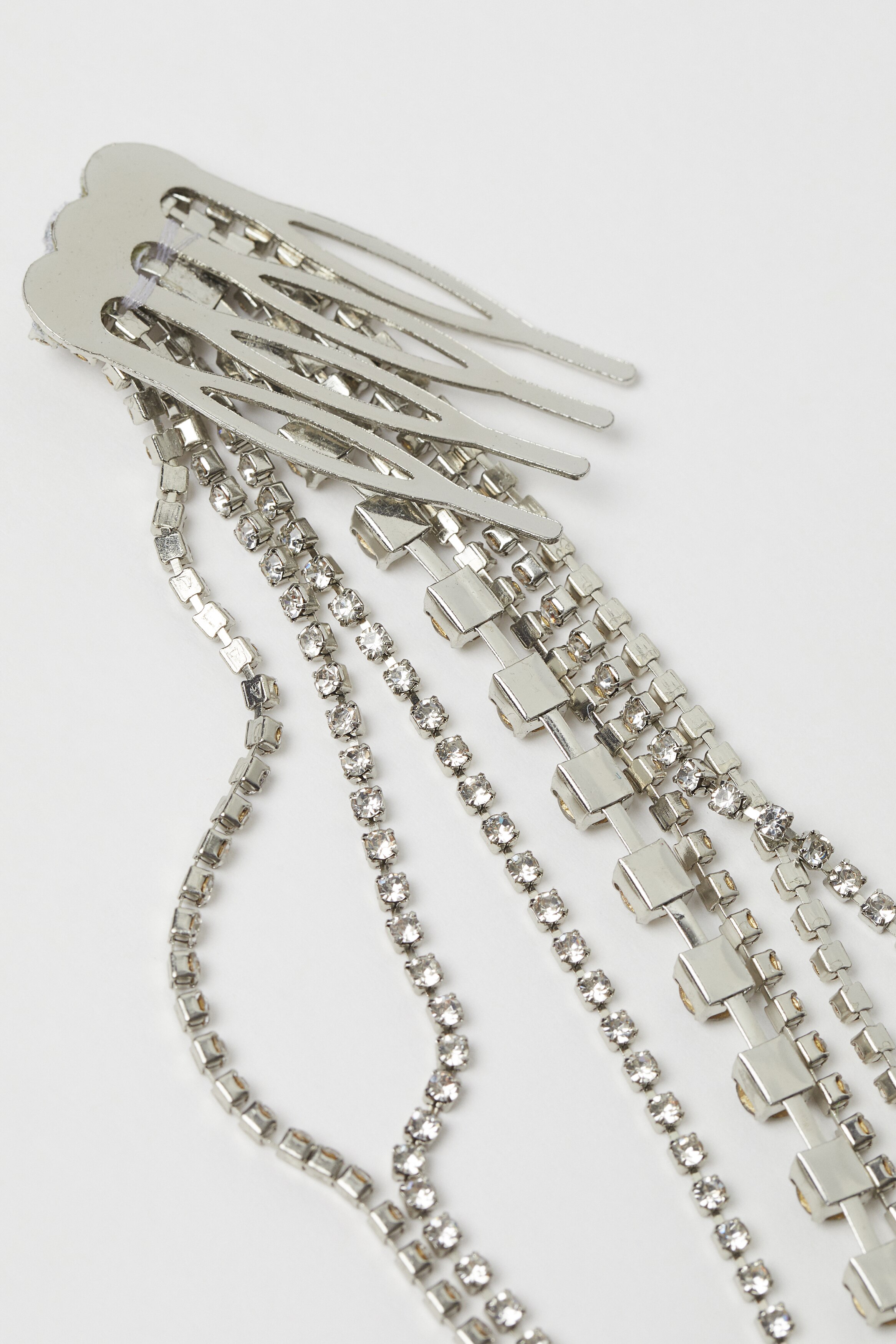 JAKAWIN Braut-Haarschmuck Aus Strass & Perlen – Silberfarben, Für Hochzeit & Festliche Anlässe