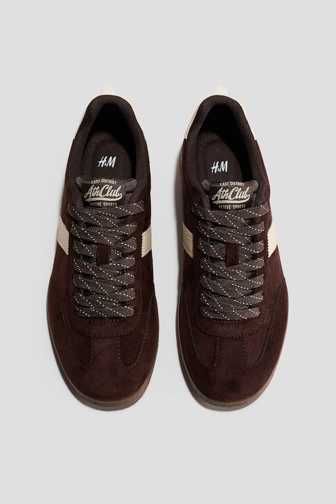 Sneakers - Dark brown/color block/Cream/navy blue/Navy blue/cream/Beige - 1