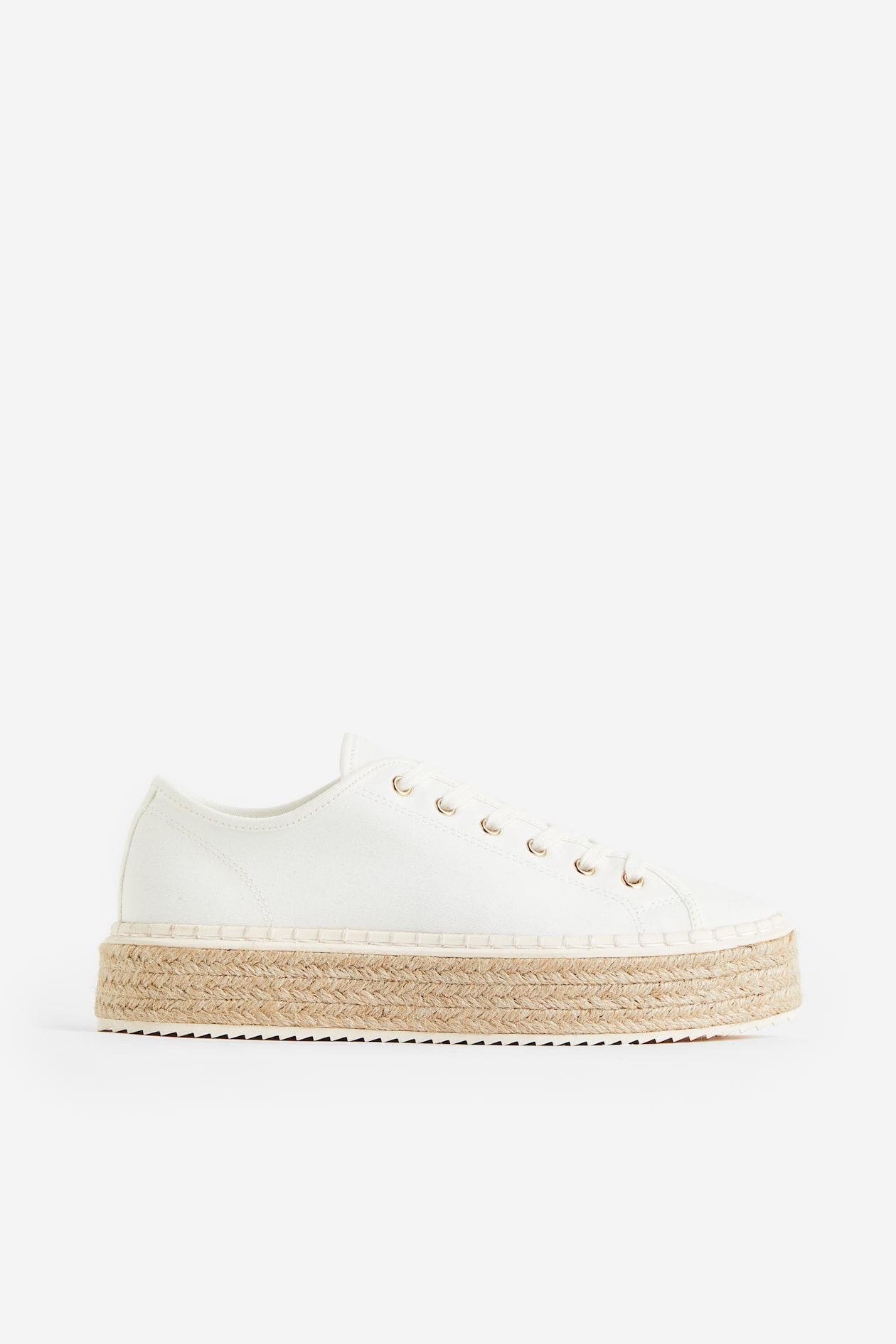 Sneakers façon espadrilles Blanc FEMME H&M FR