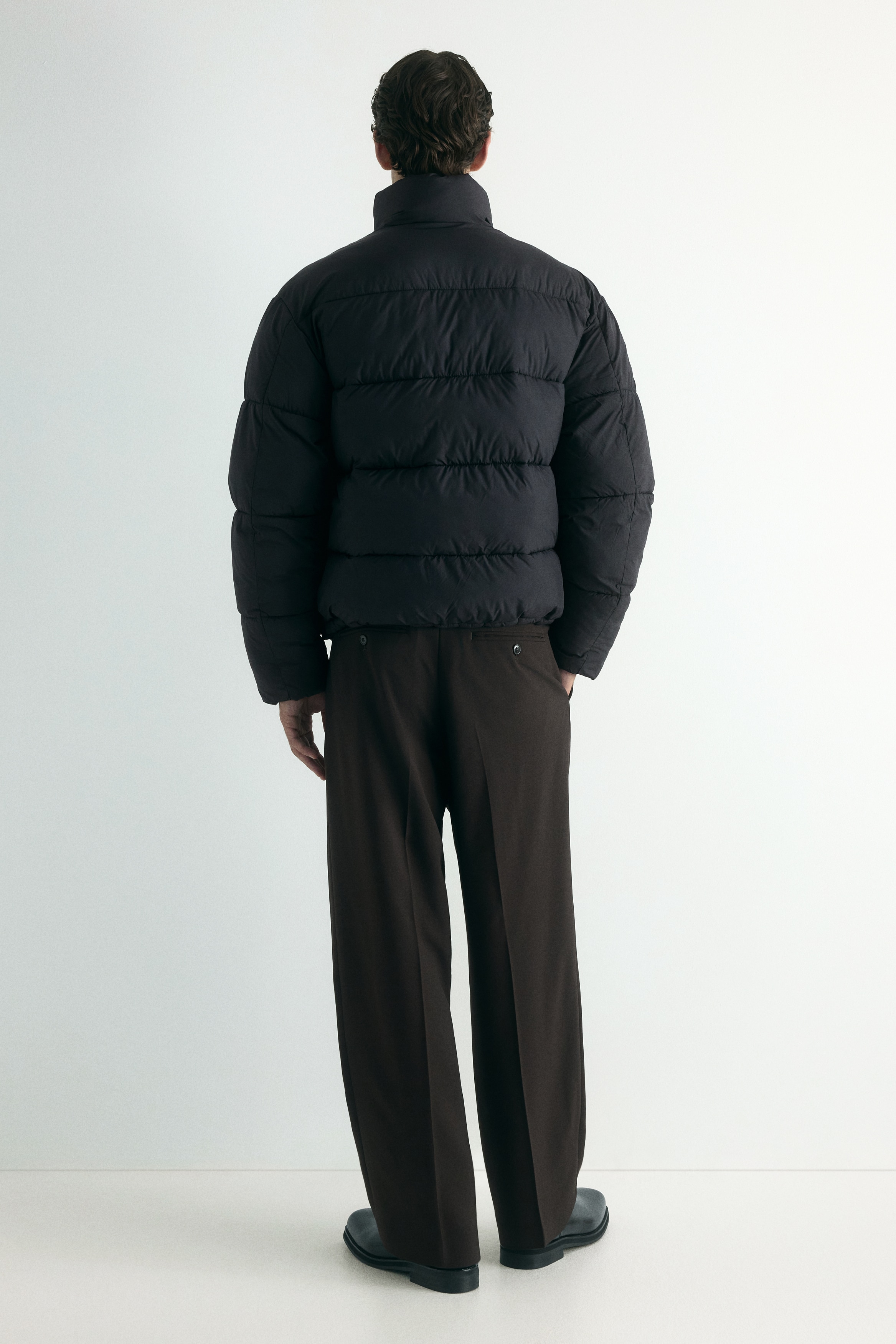 ウォーターリペレントパファージャケット - ブラック - Men | H&M JP