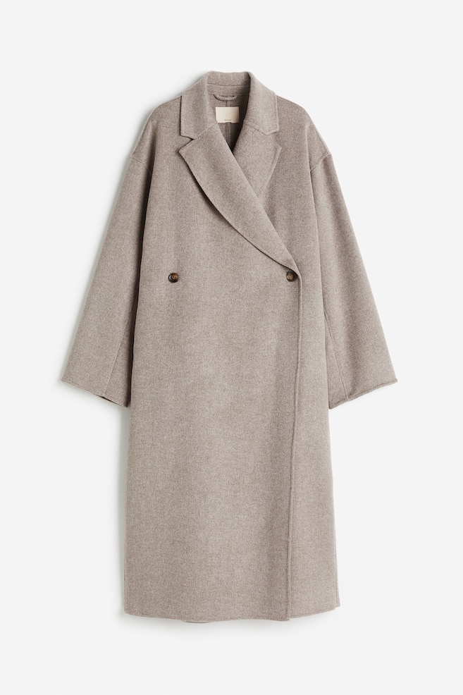 Wool-blend coat - Greige/Light beige - 2