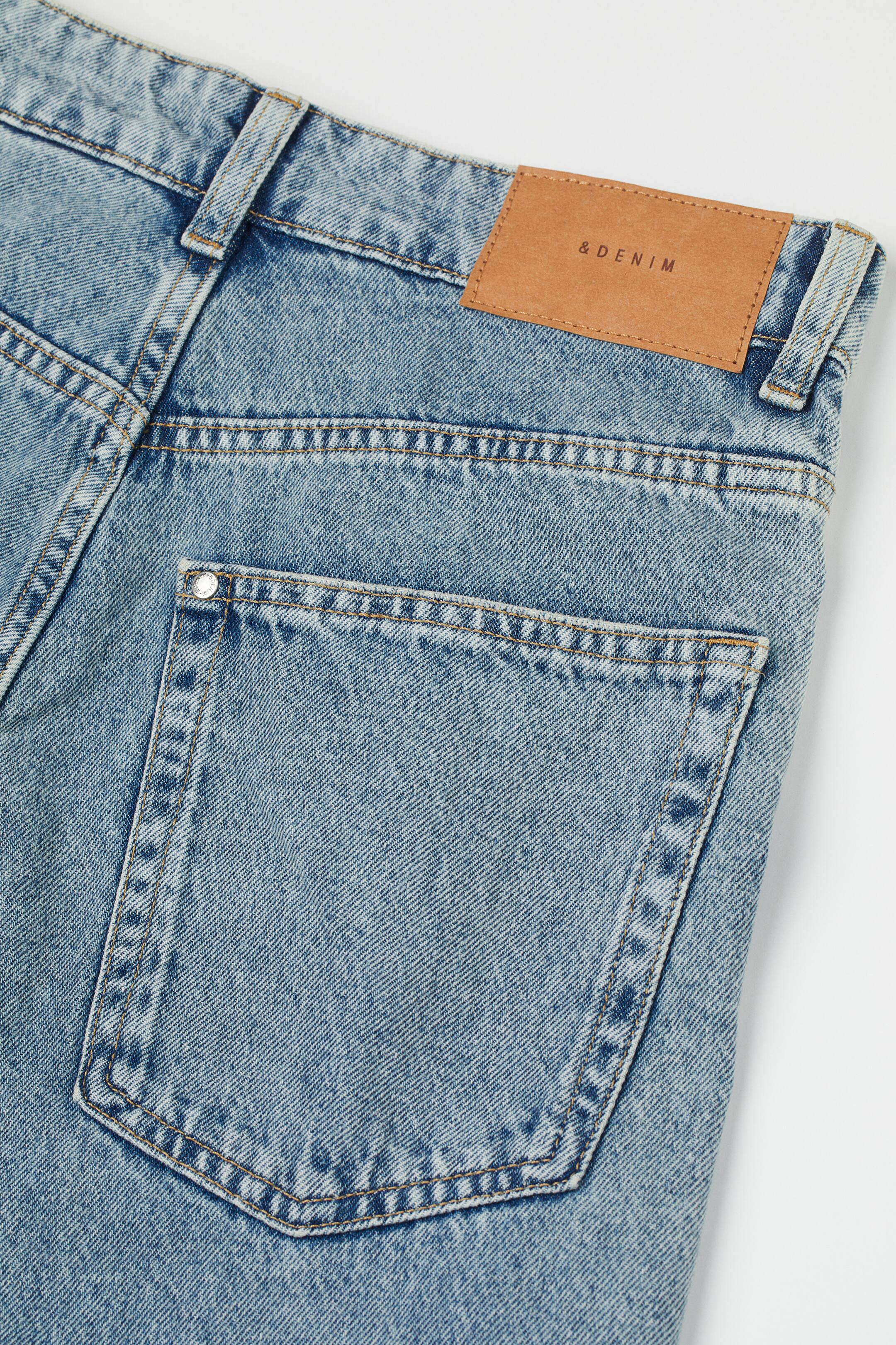 View larger image: Loose Straight High Jeans - Light blue - Ladies | H&M GB 2