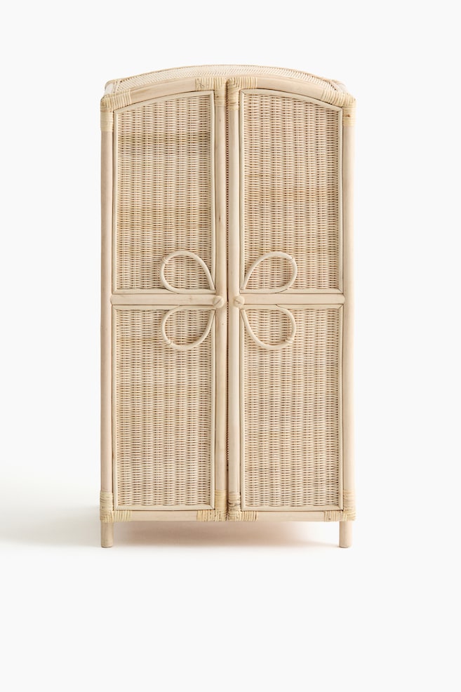 Children's rattan cabinet - Light beige - 1