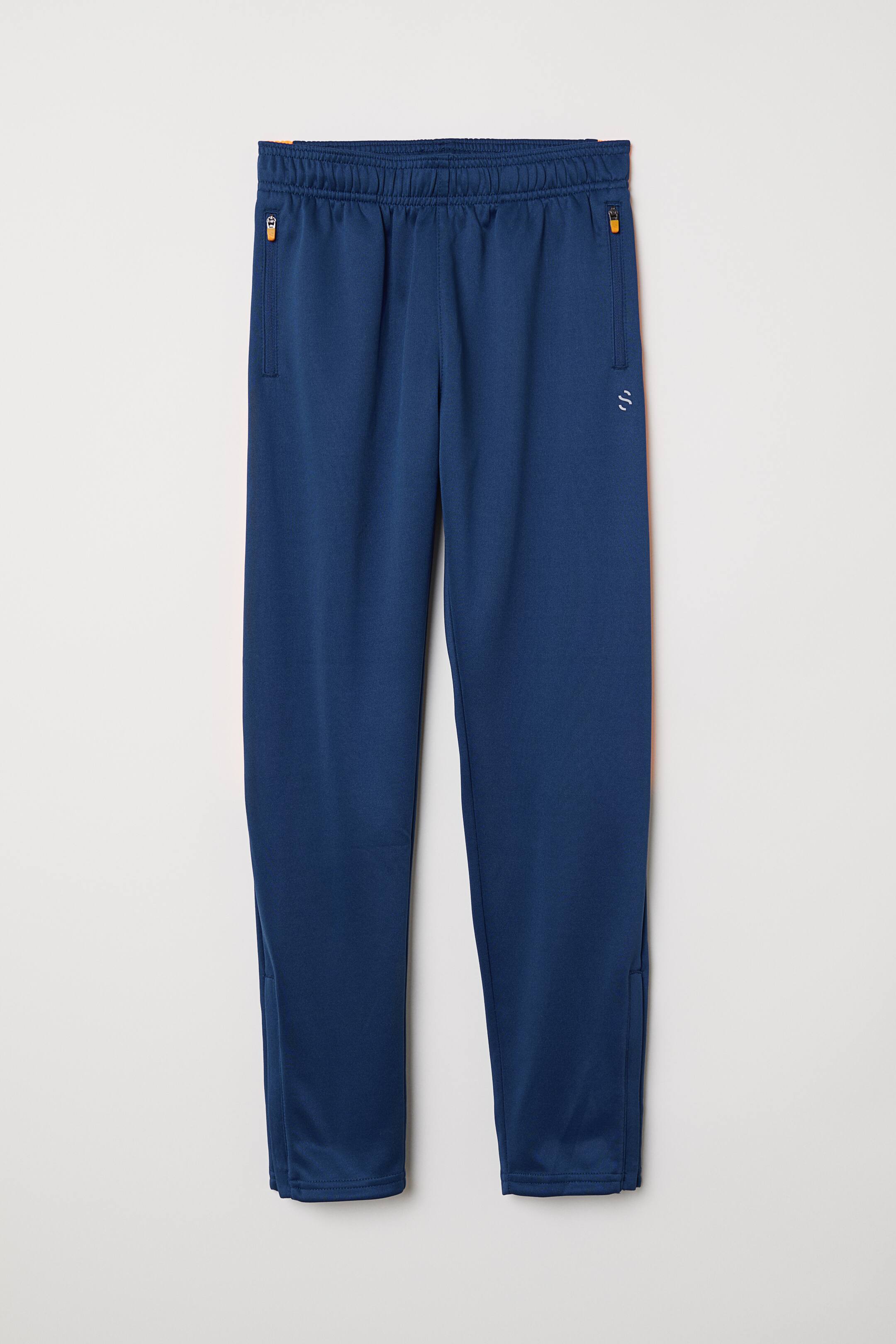 View larger image: Track pants - Dark blue/Orange - Kids | H&M 1