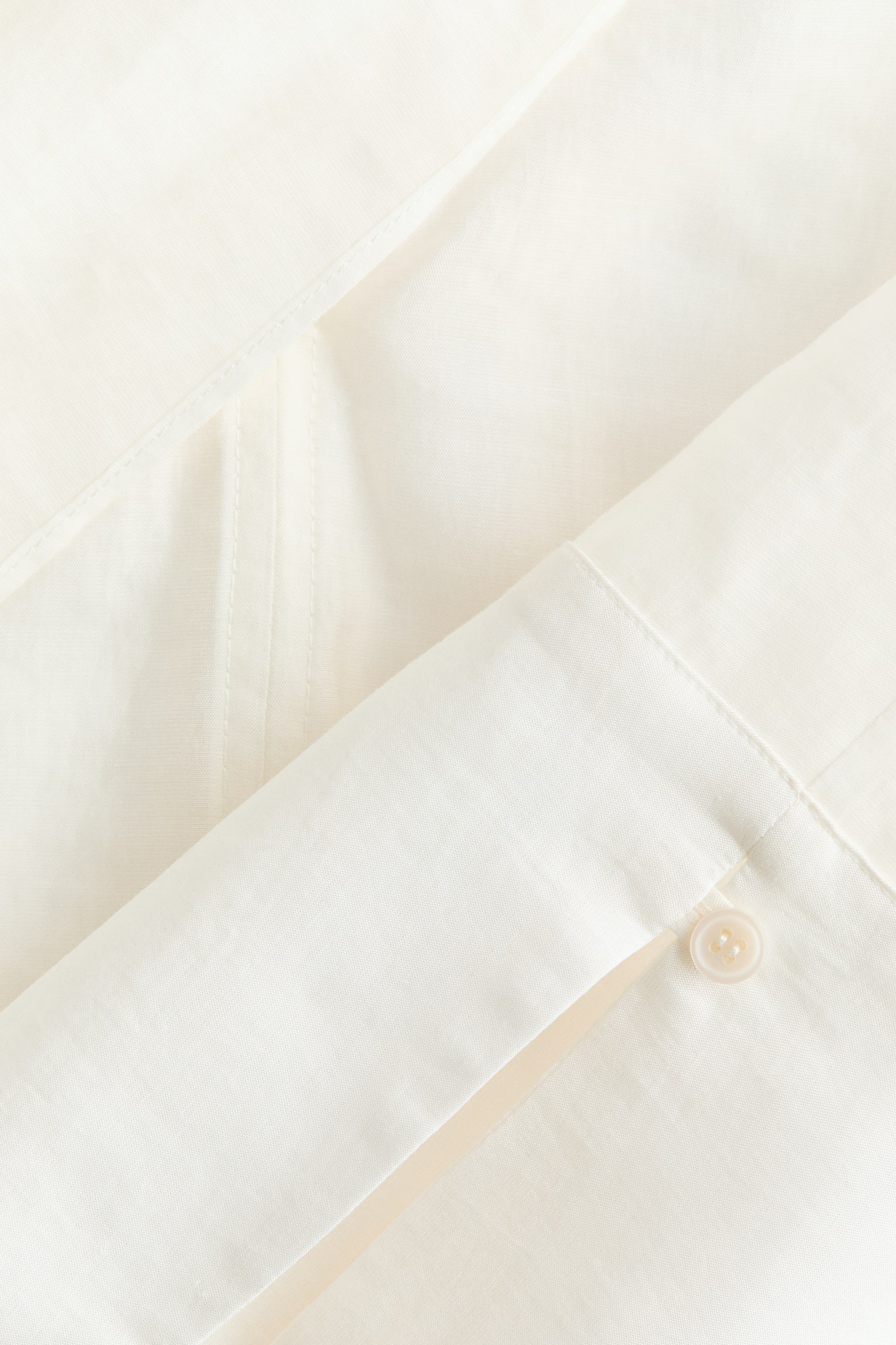 Блуза з коміром-шарфом - Білий - 5