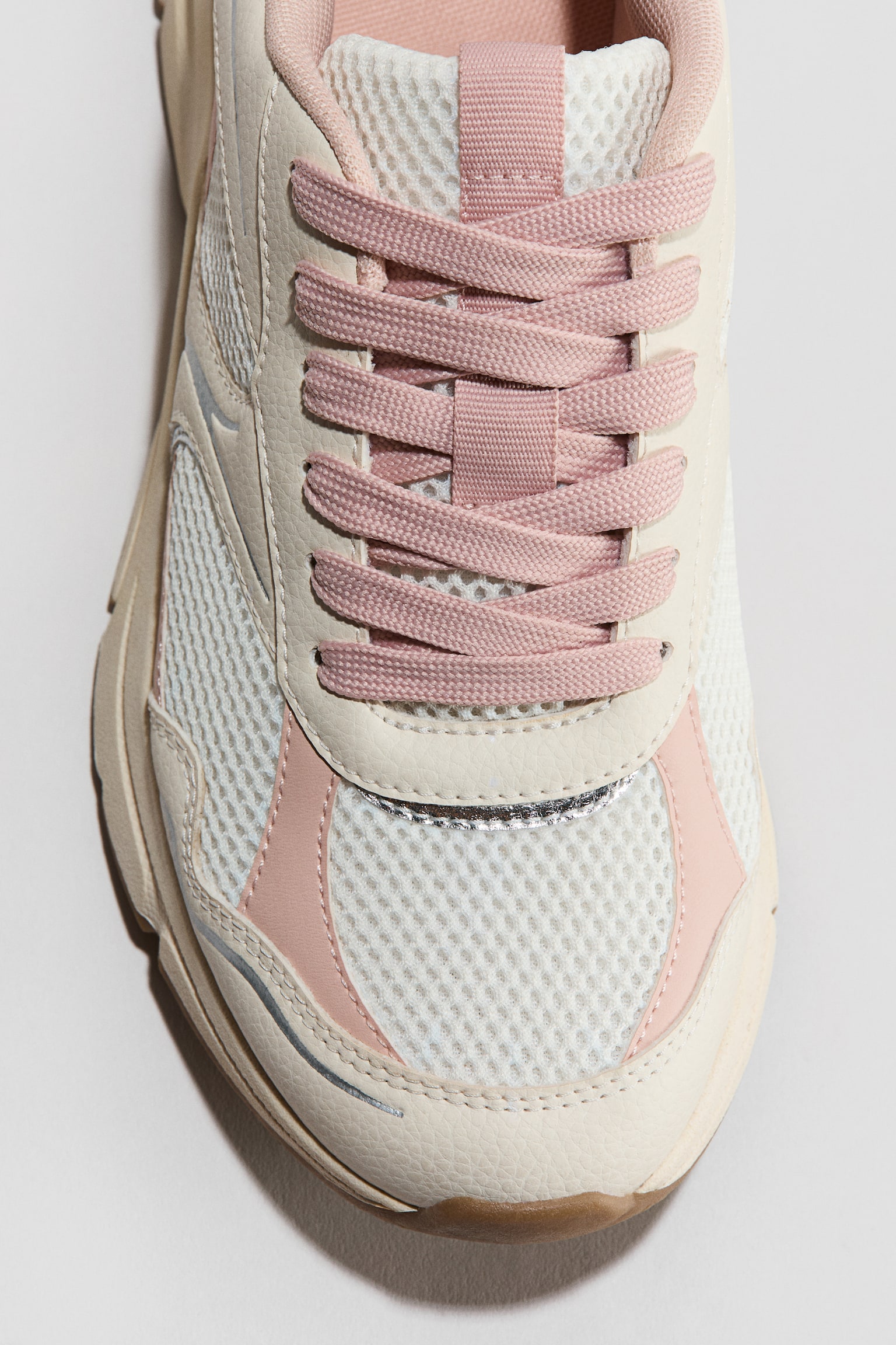 Детские кроссовки H&M, цвет: Светлый бежевый — фото 3