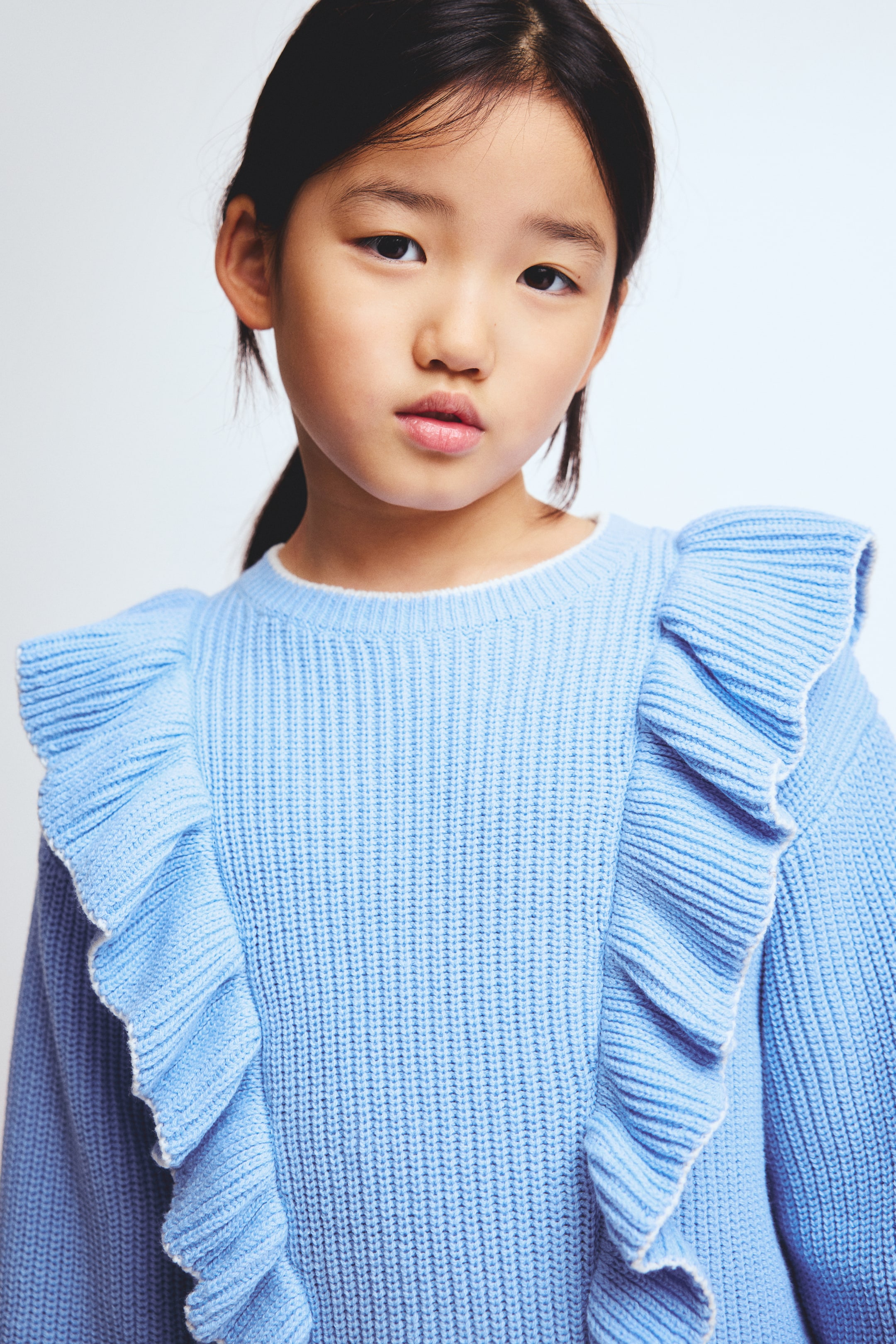Ampliar la imagen: Suéter con borde de olán - Azul - Kids | H&M MX 3