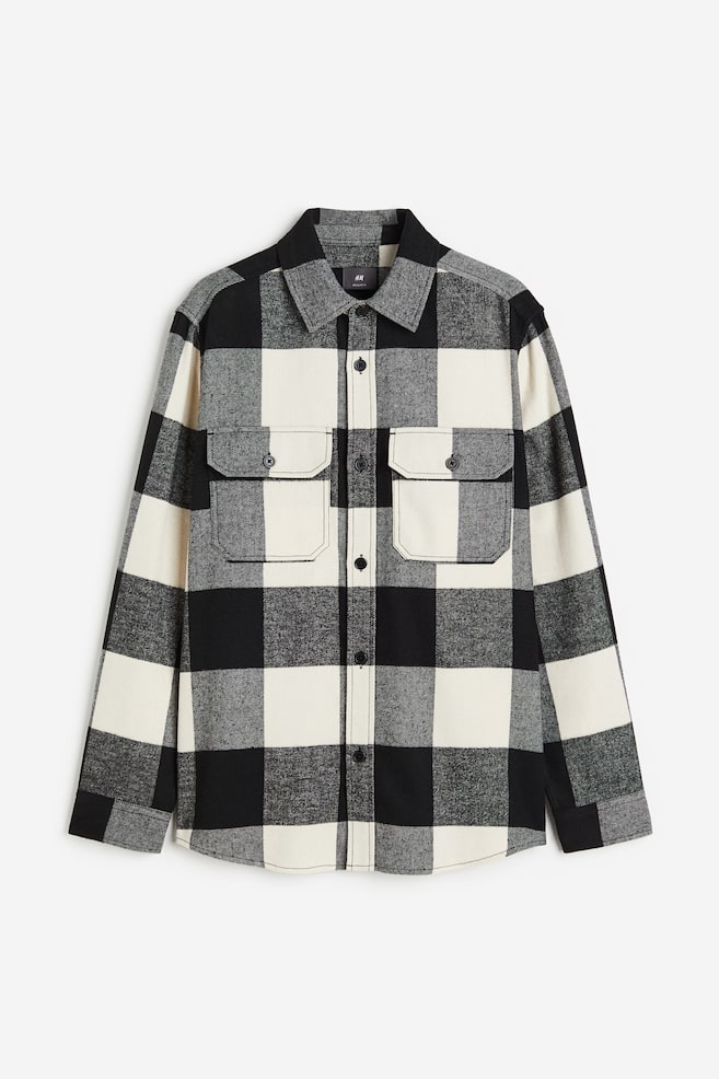 Twill overshirt - Black/Checked/Grey/Mustard yellow/Checked/Dusty green/Checked/dc - 2