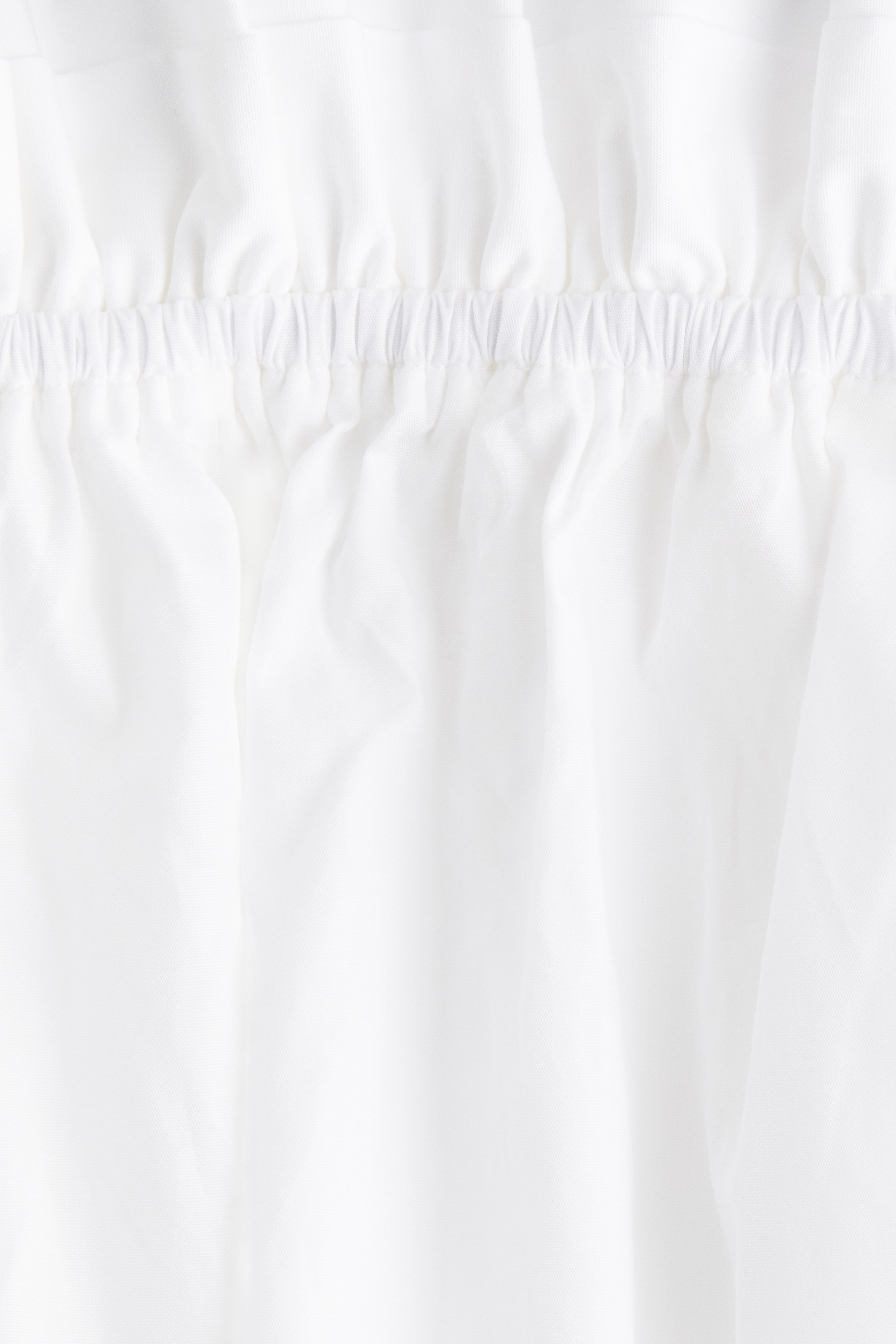 Off-the-shoulder poplin blouse