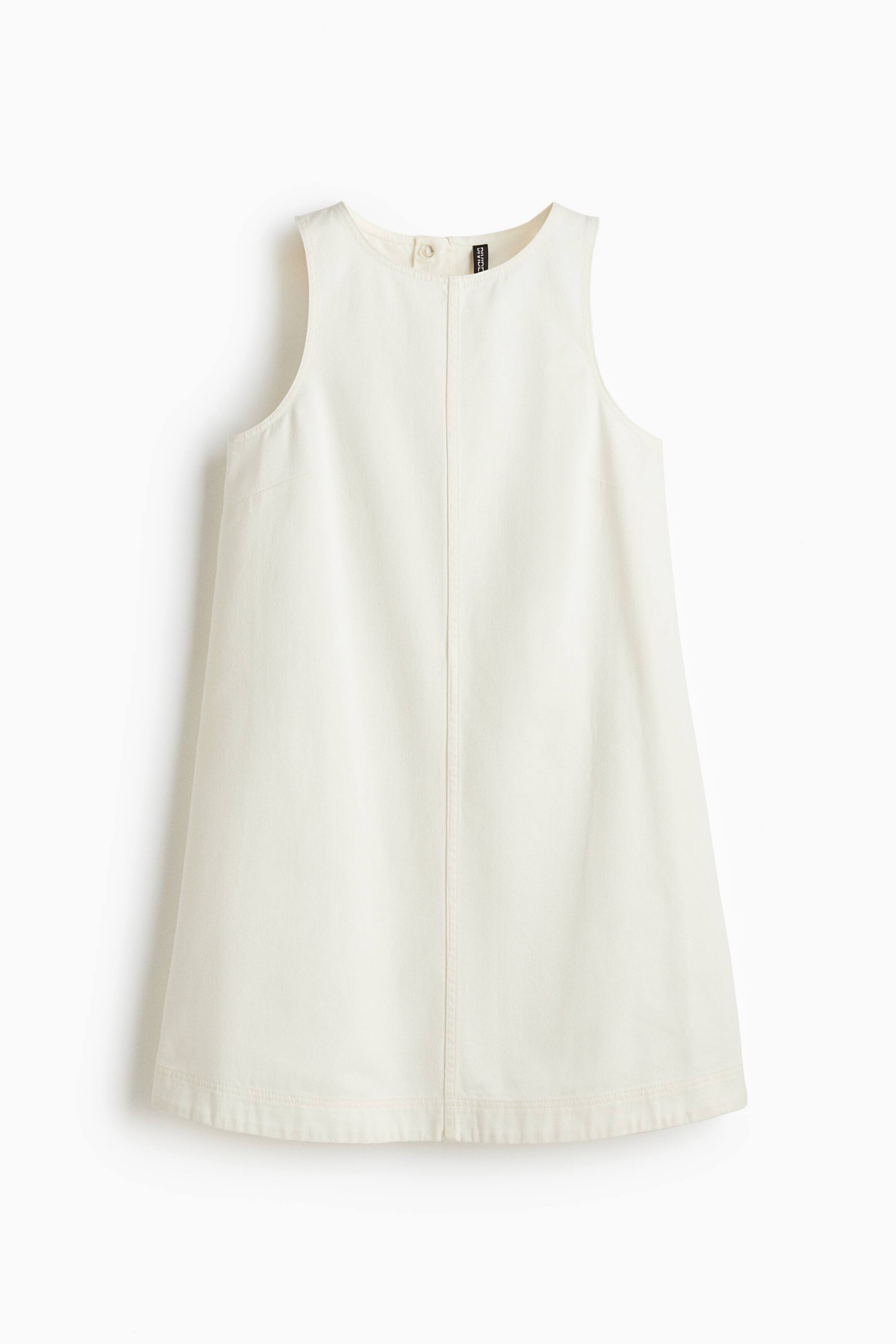 Xem ảnh lớn hơn: Váy suông không tay - Màu kem - Ladies | H&M VN 4