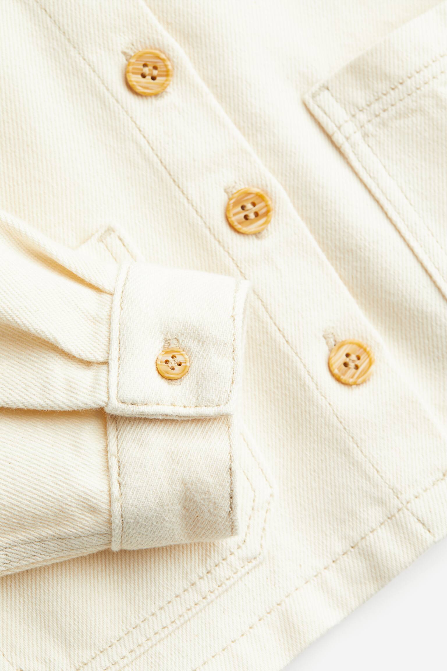 Denim Overshirt - Natural white - 2