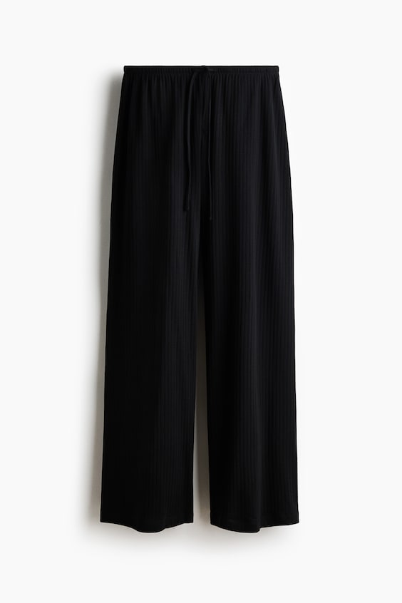 Женские брюки H&M Ribbed Drawstring Pants