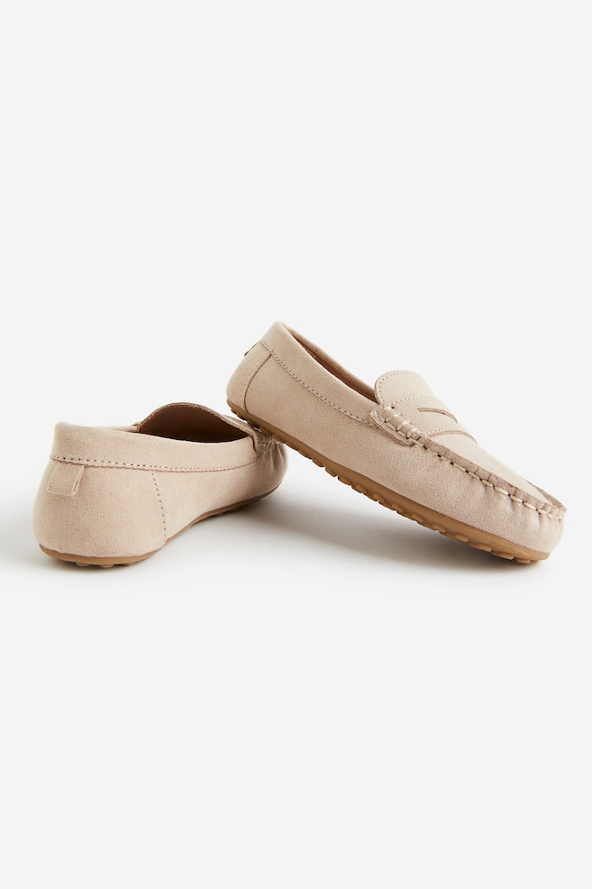 Loafers - Light beige/Navy blue - 4