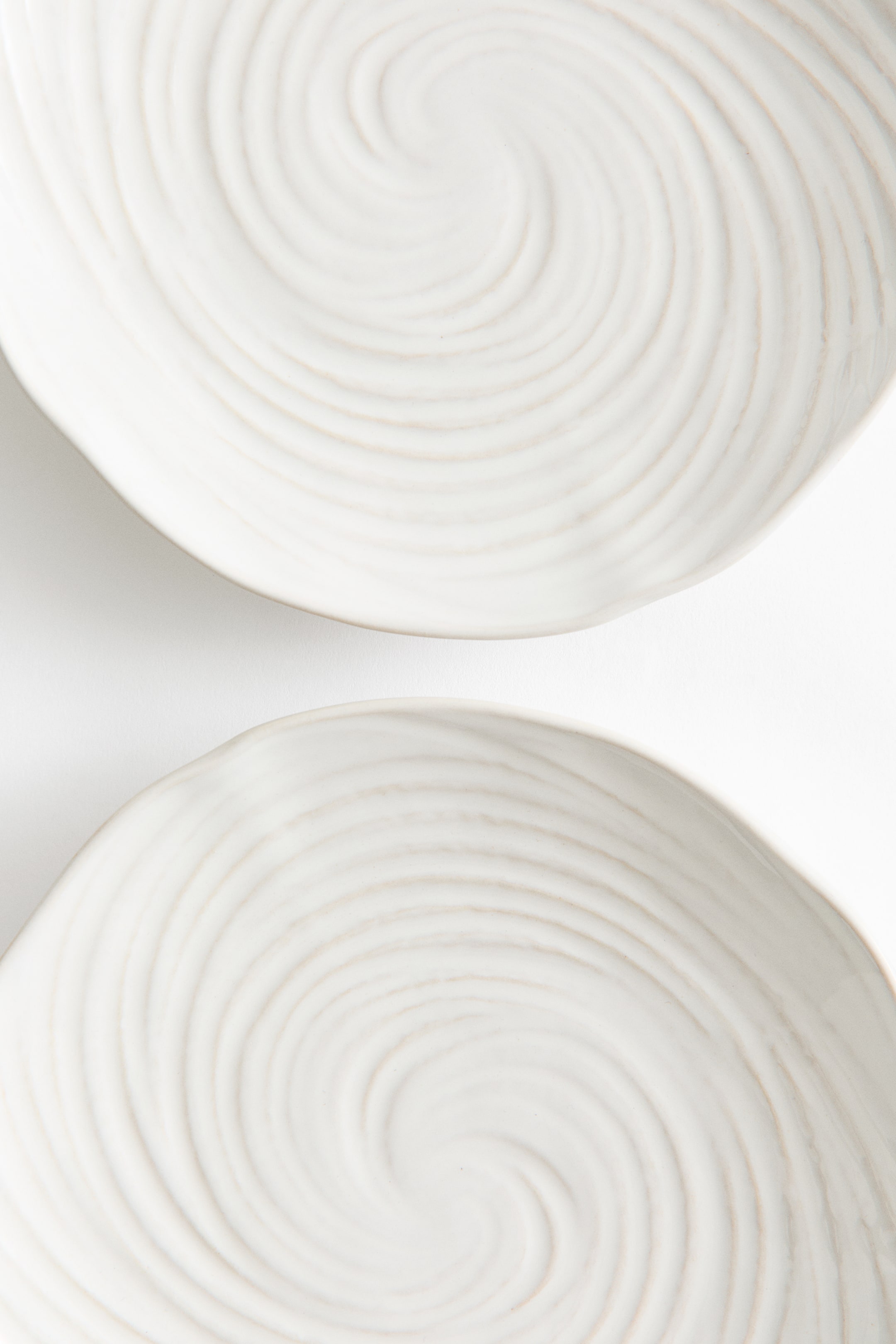 2-Pack Textured Stoneware Appetizer Plates