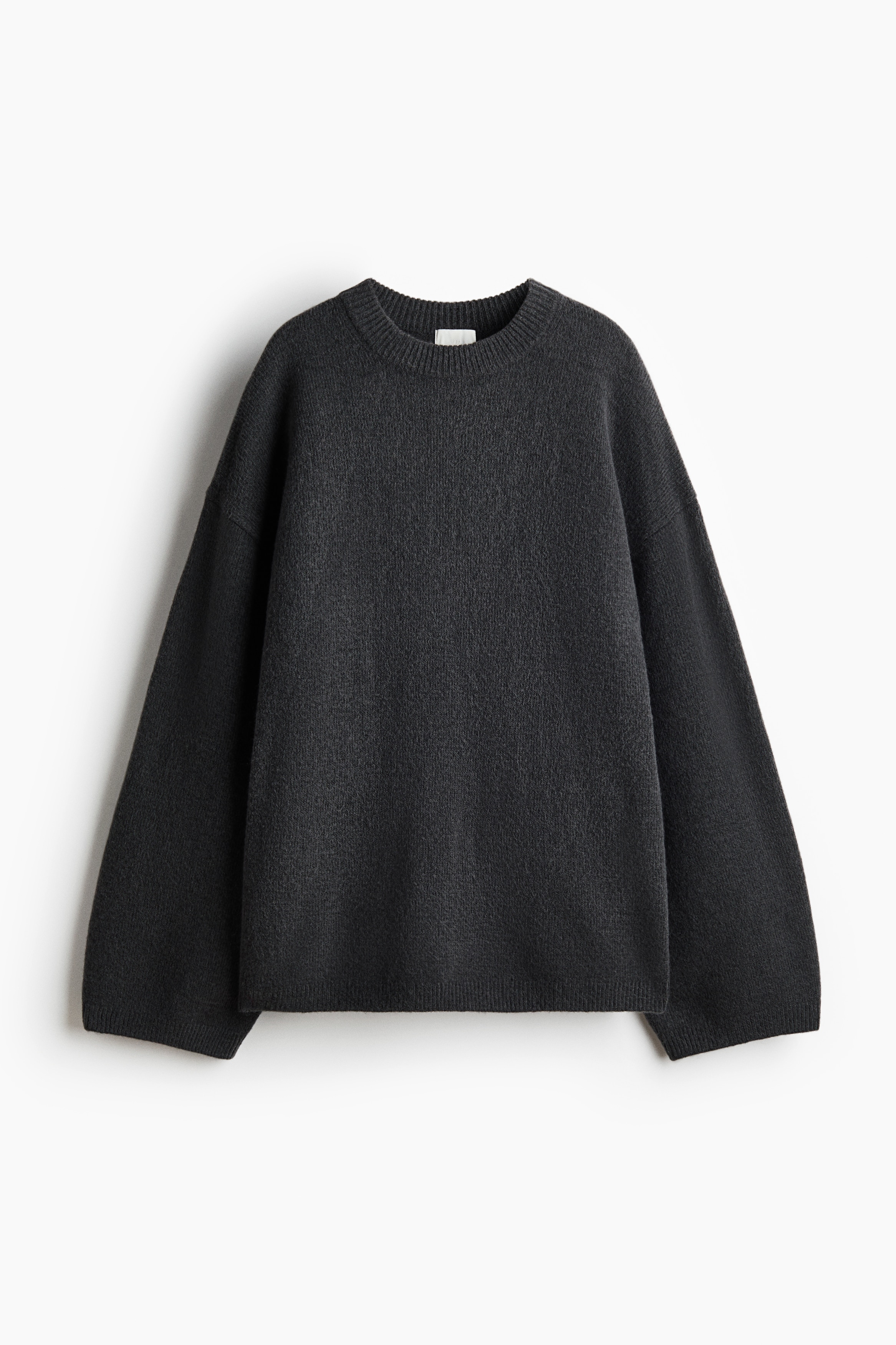 Oversized Sweater - Dark gray/Taupe/Powder pink