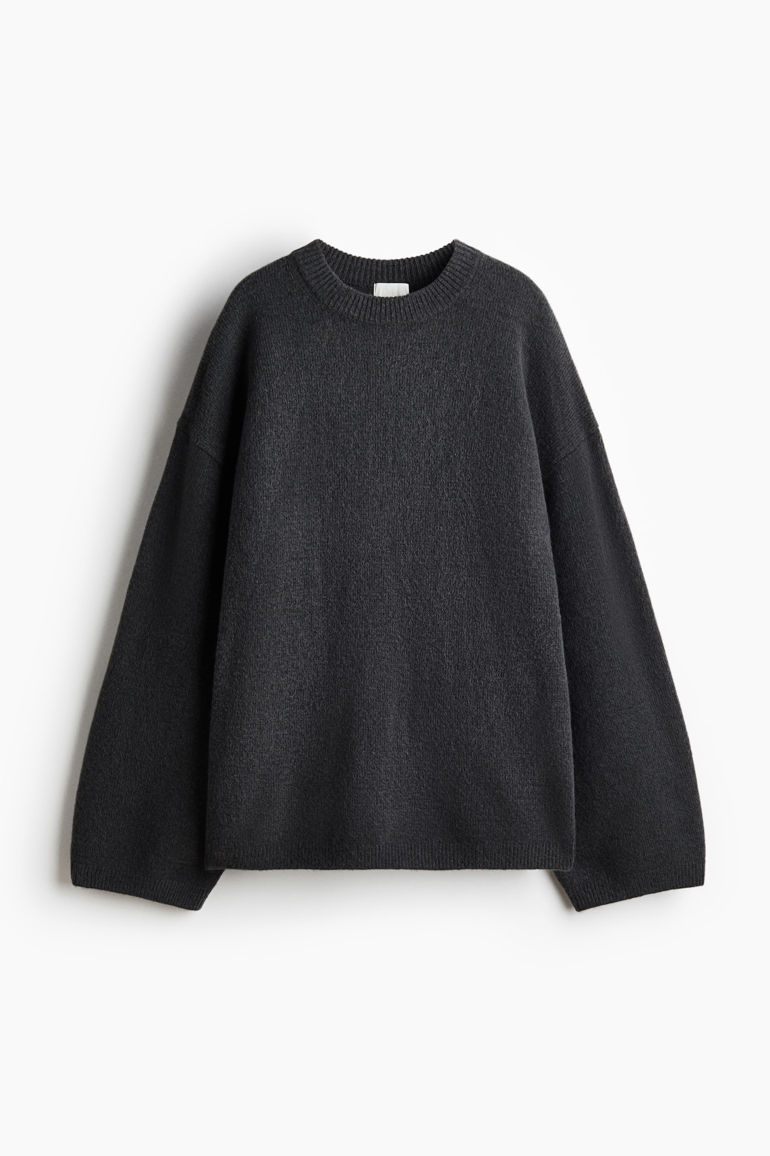 Женский свитер H&M Oversized Sweater, цвет: Тёмный серый — фото 1