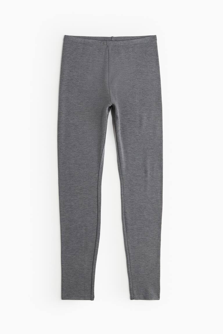 Legging en polaire THERMOLITE® Gris chiné FEMME H&M BE