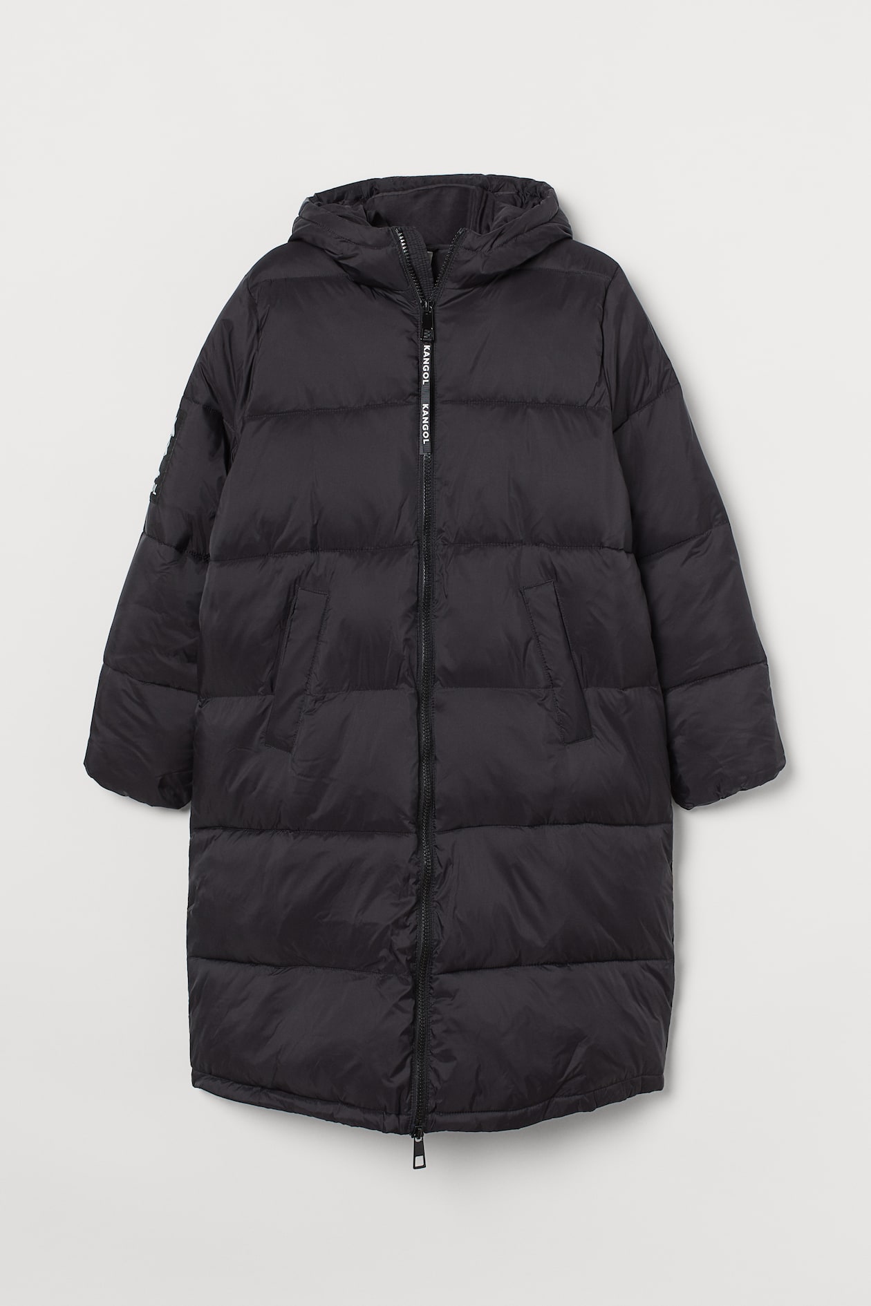 H&M+ Long puffer jacket Black Ladies H&M HK