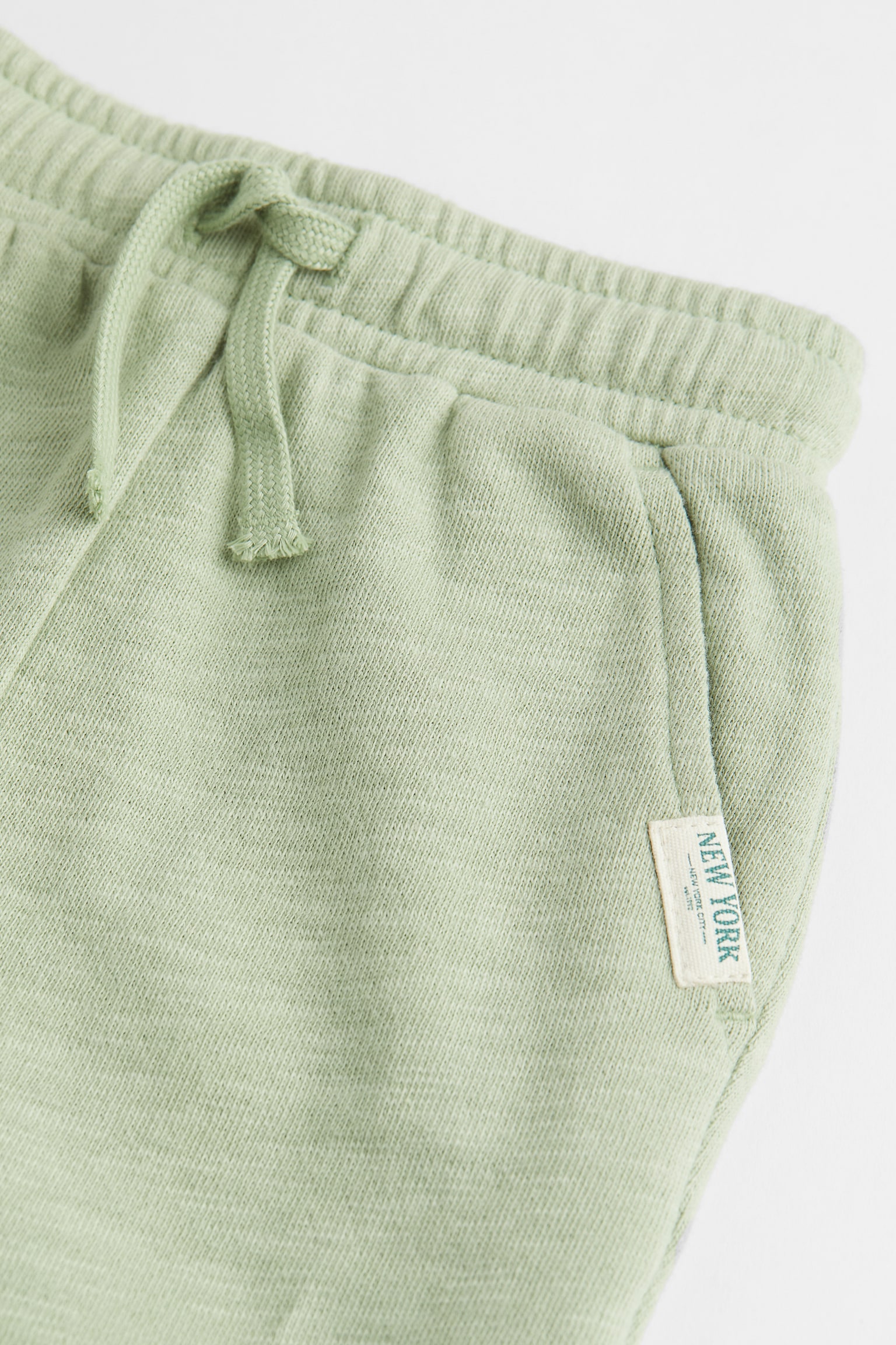 Cotton Track Pants - Light green - 2