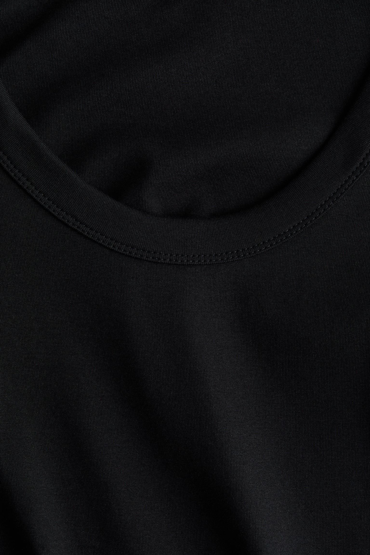 Bavlnené tričko - Čierna/Svetlá hnedosivá - 3