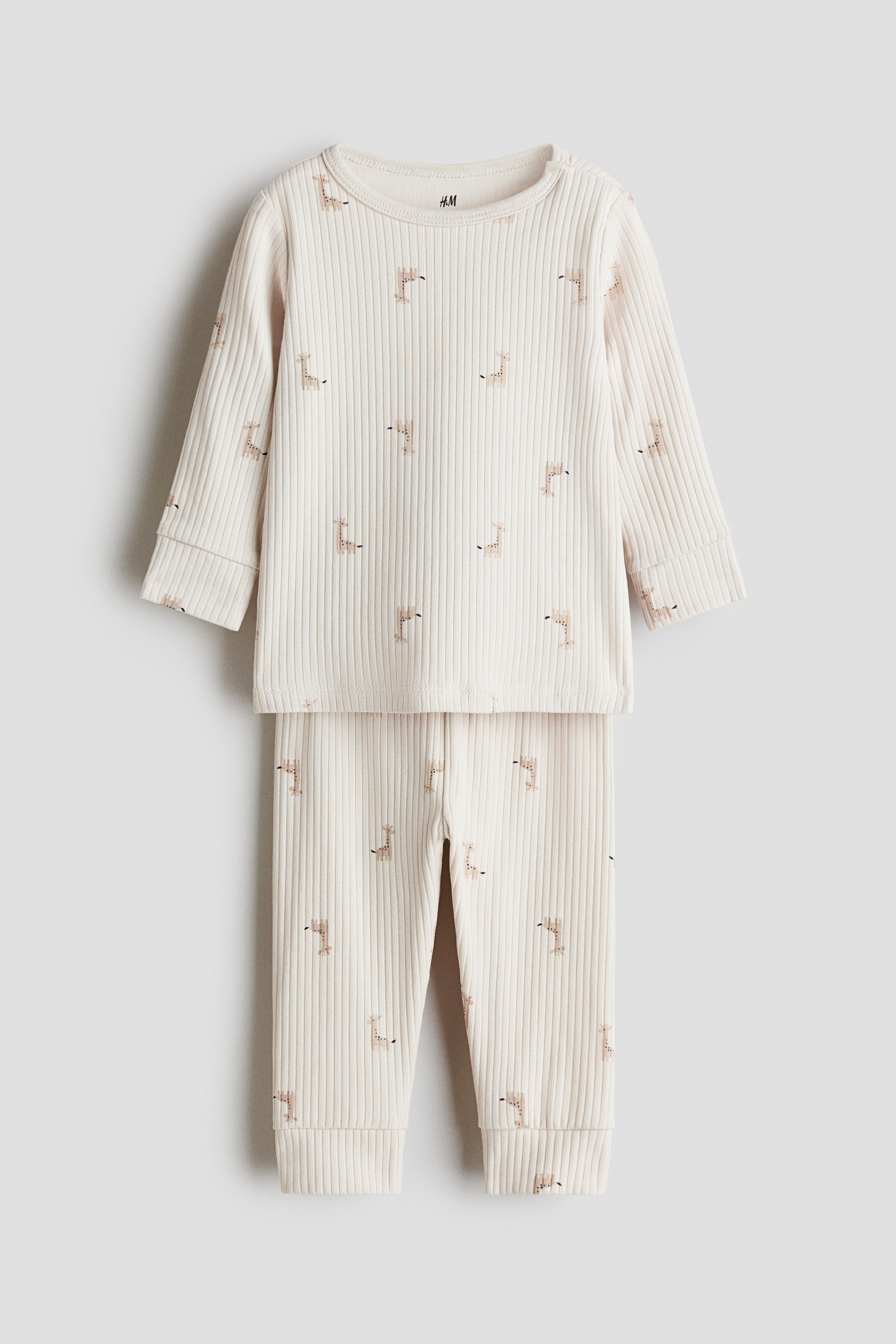 Ribbed cotton setModel