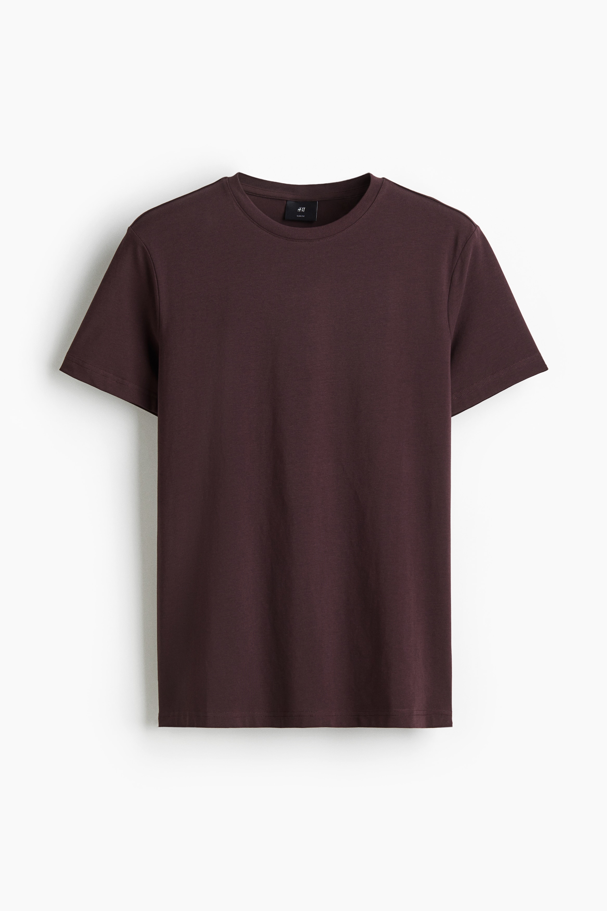 Slim Fit T-shirt - Purple/Black/White/Navy blue/Forest green/Khaki green/Dark brown/Navy blue