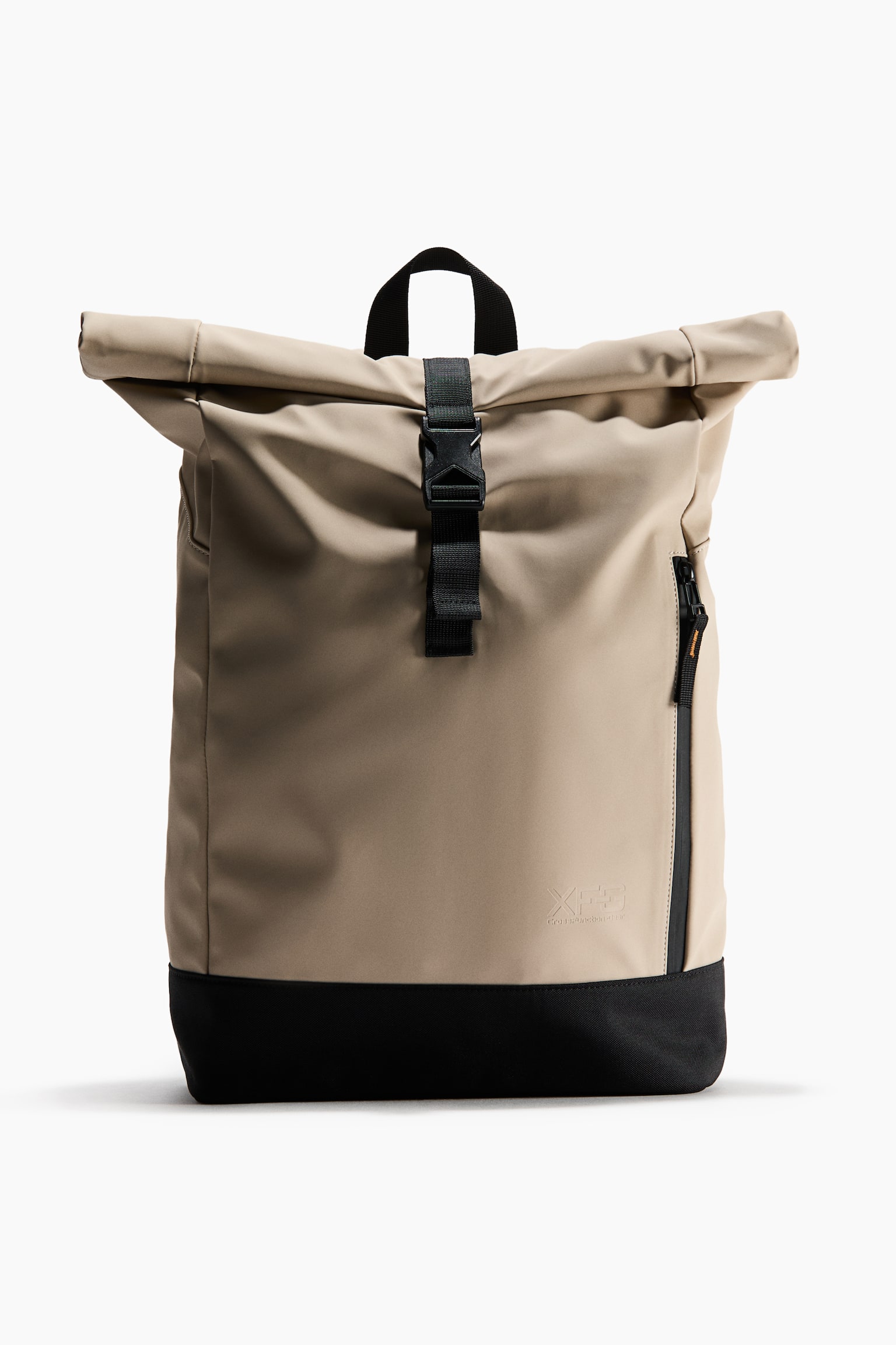 Roll-top backpack - Beige