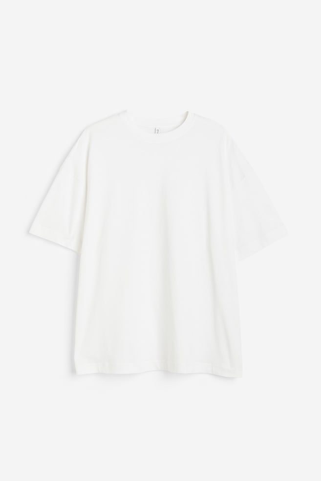 H&M+ Oversized T-shirt - Hvit - 2