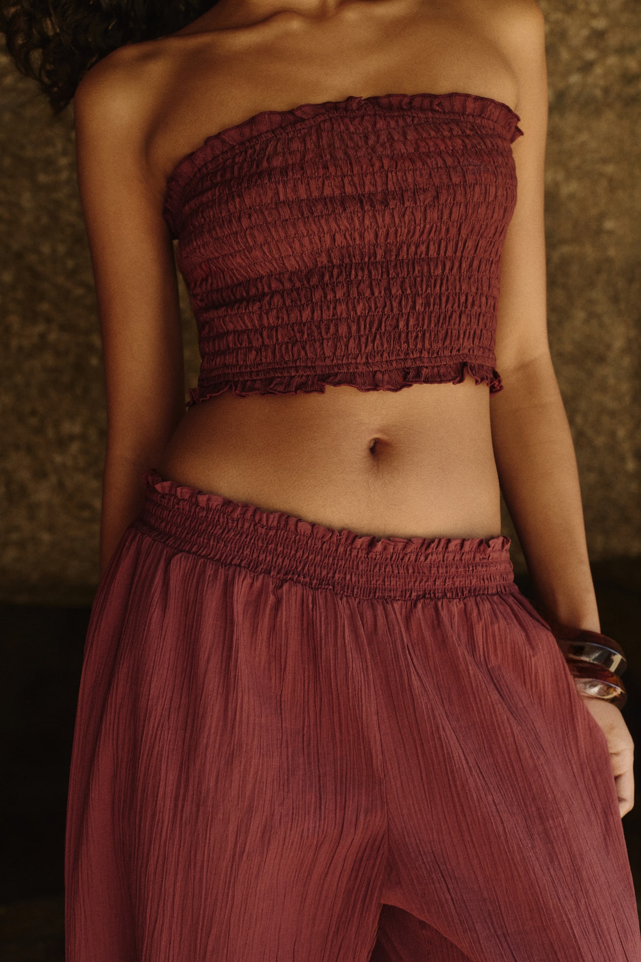 Crinkled Beach Pants - image 2