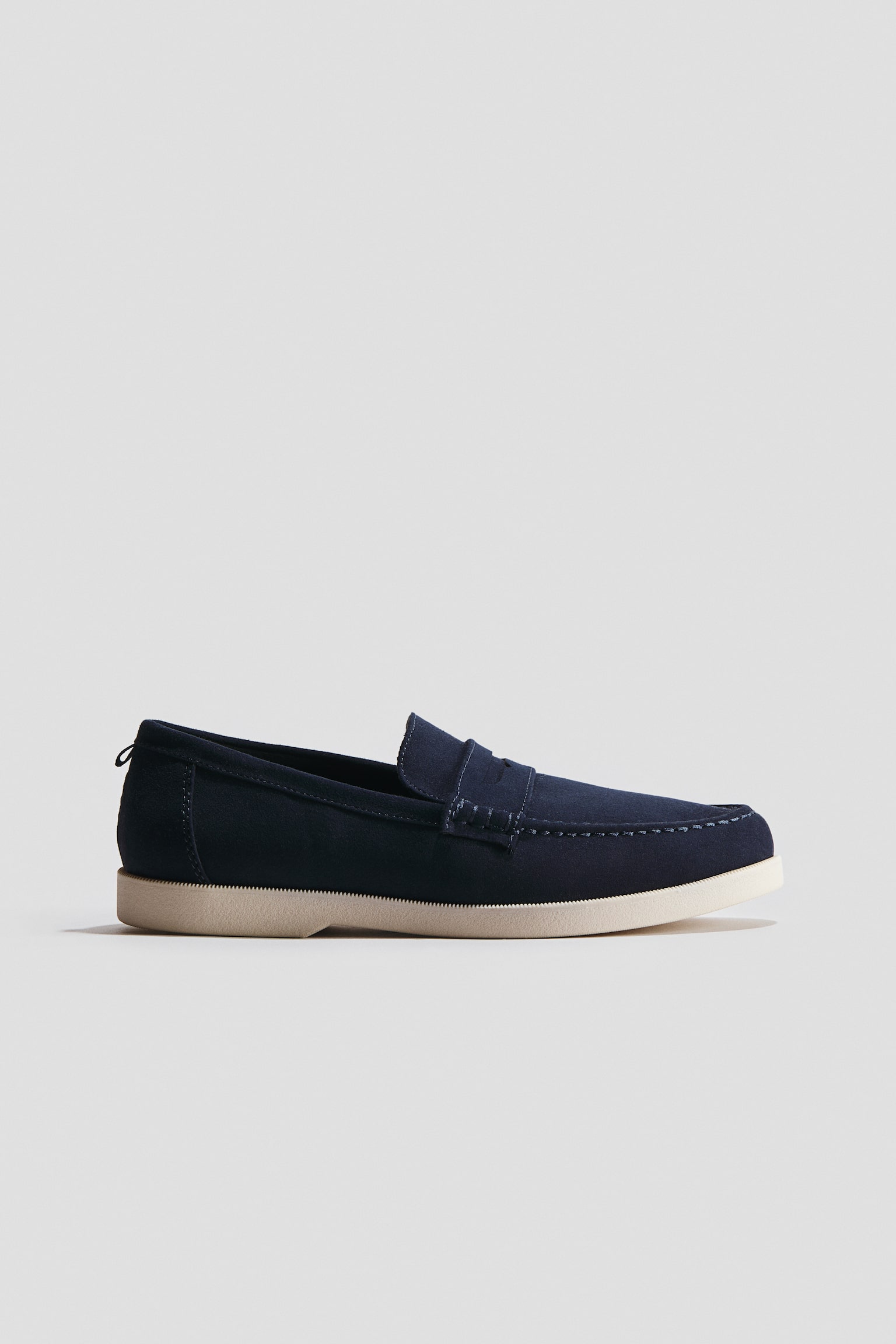 Loafers - Marineblauw/Donkerbeige/Donkerbeige