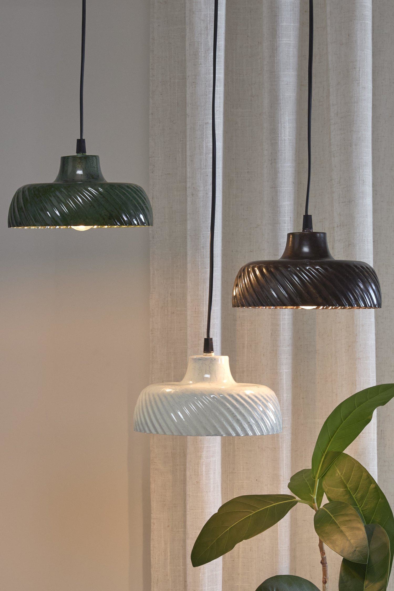 India Lille Pendel 20cm - Hvid