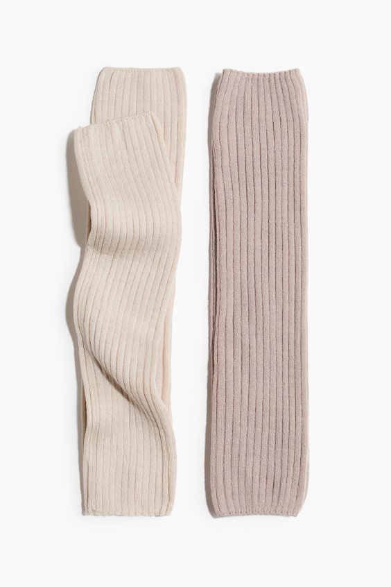 Детские свитеры H&M 2-pack Rib-knit Leg Warmers