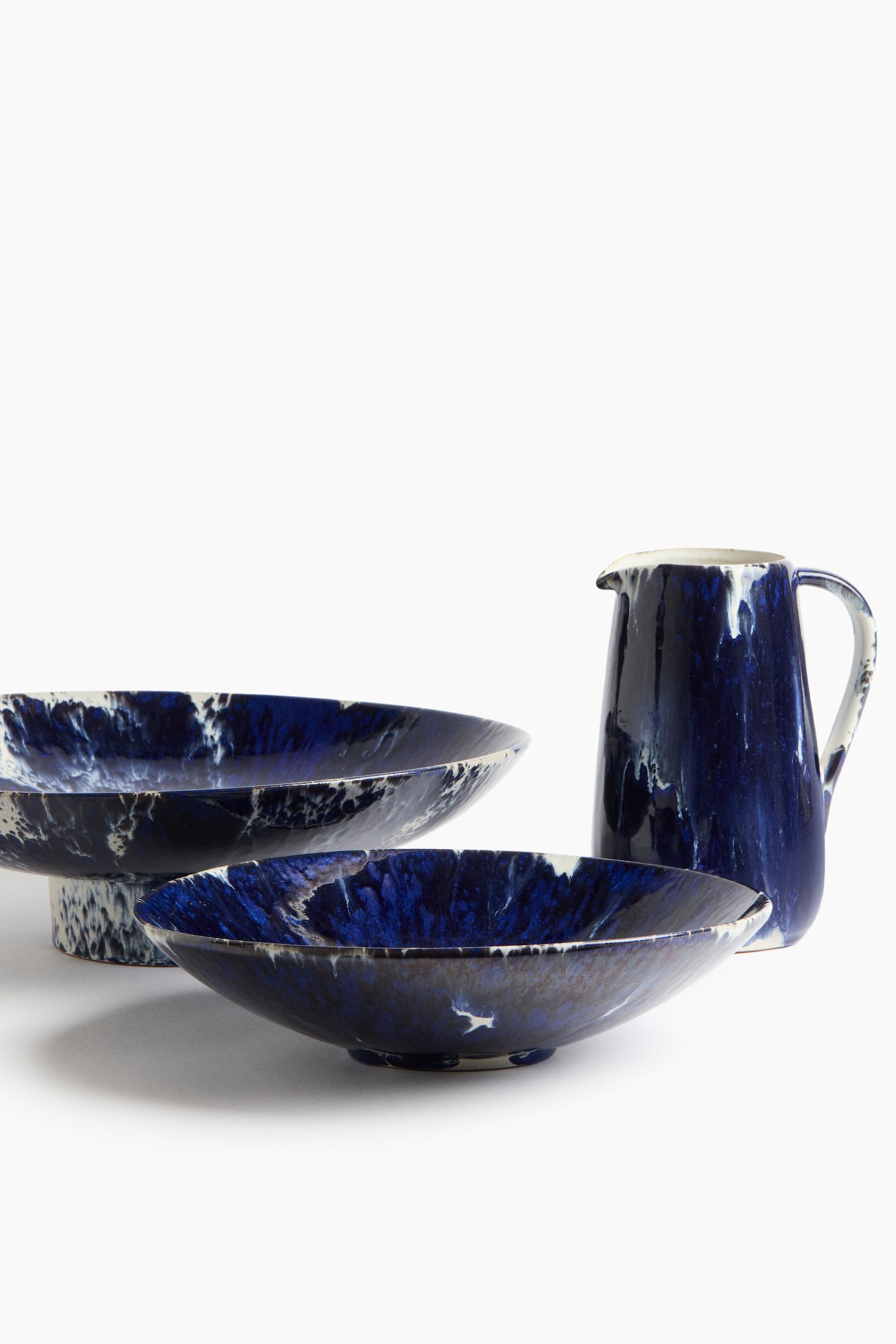 Terracotta jug - Dark blue - 6