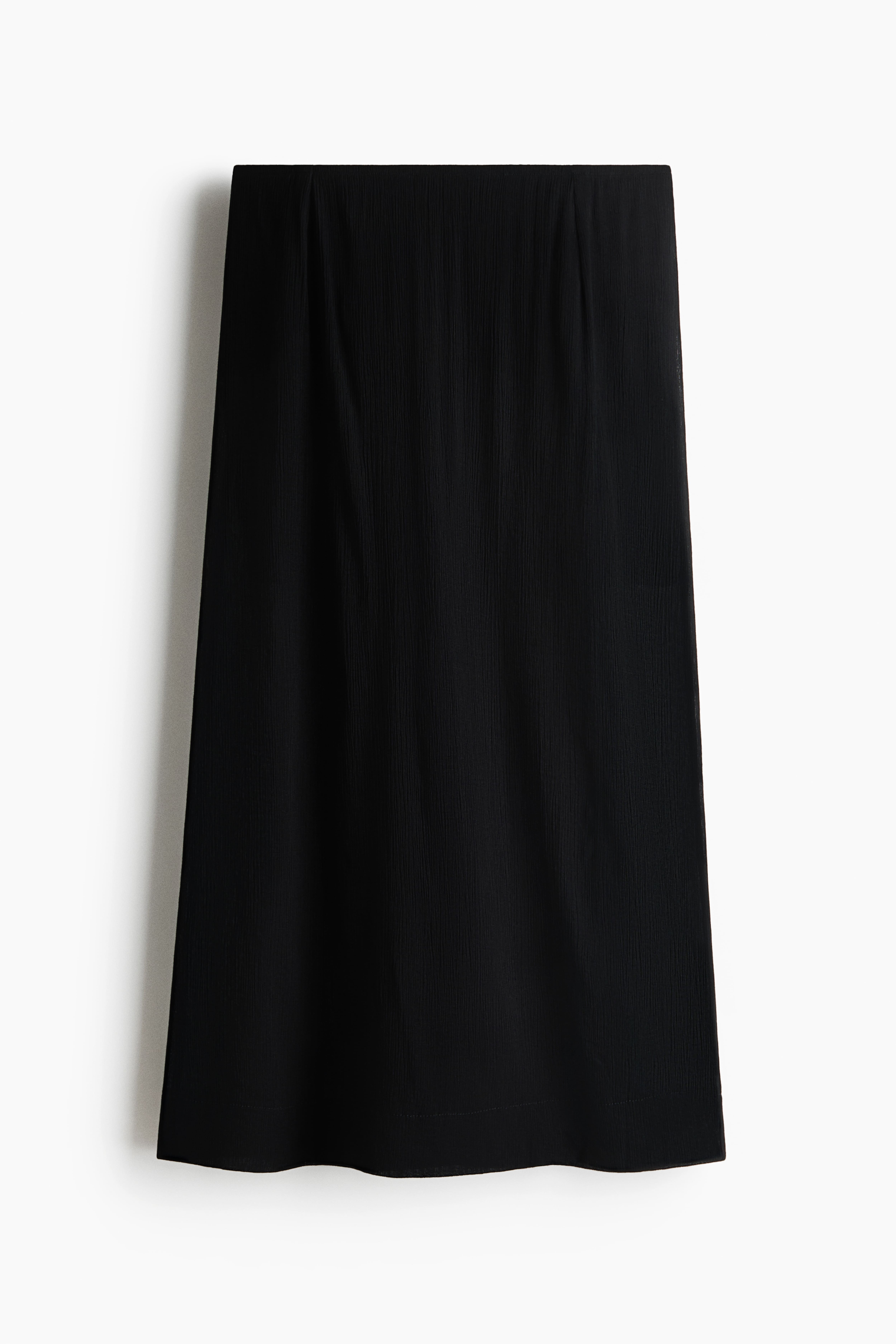 Crinkled Midi Skirt