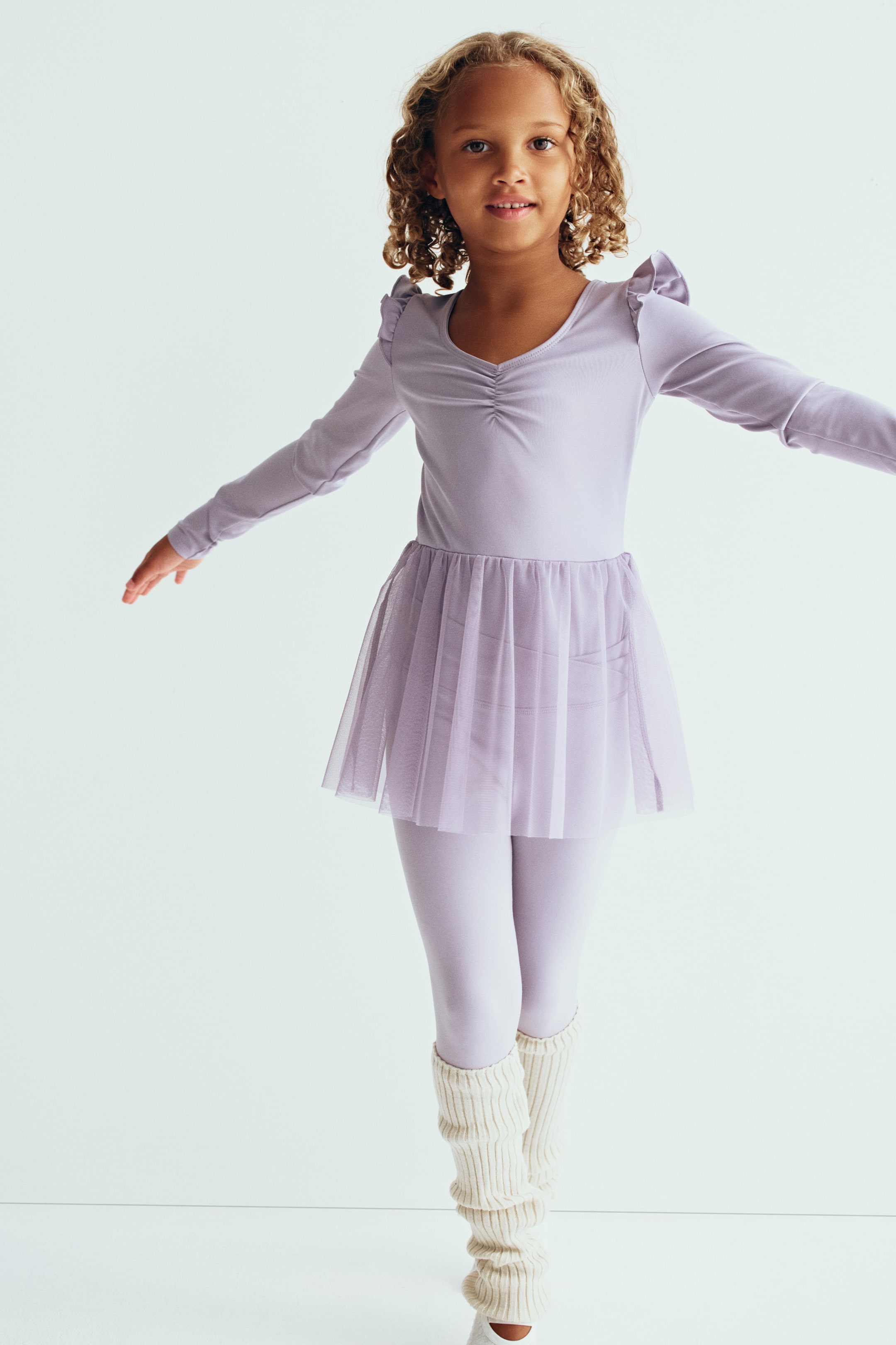 Детские юбки H&M Tulle-Skirt Dance Leotard with DryMove™ — фото 4