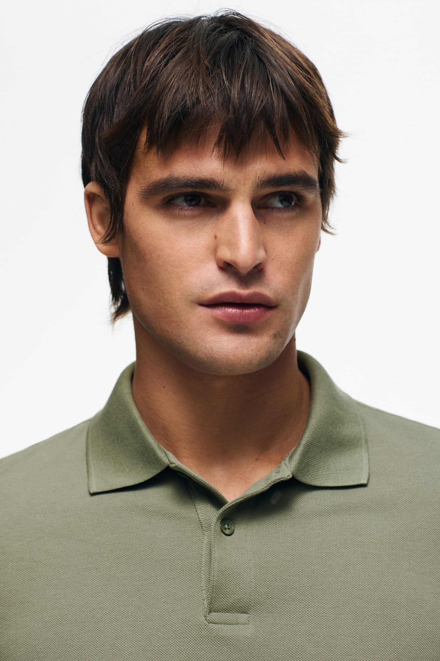 Tricou polo Regular Fit - Verde-kaki/Alb/Bleumarin/Negru - 4