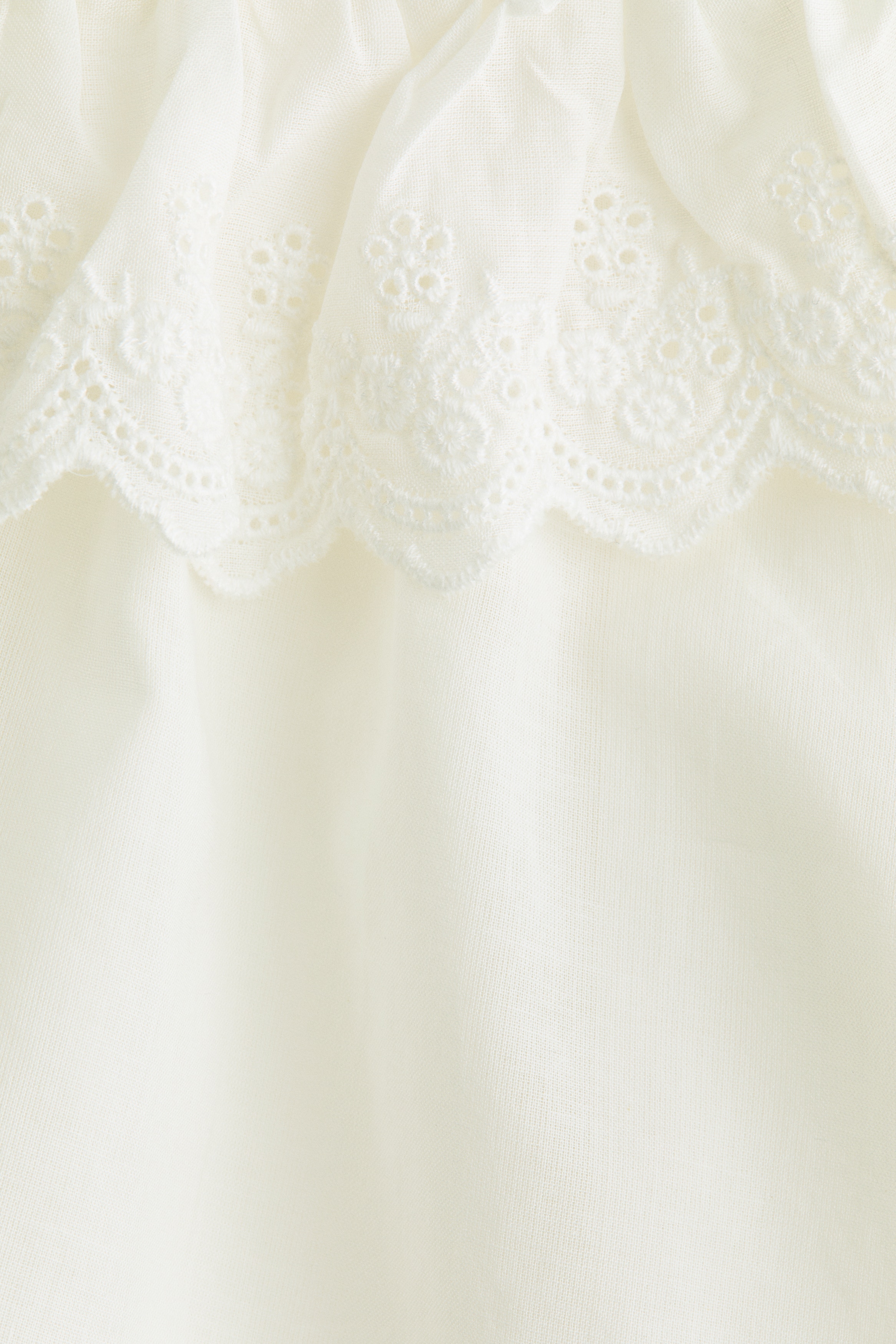 Broderie anglaise cotton blouse