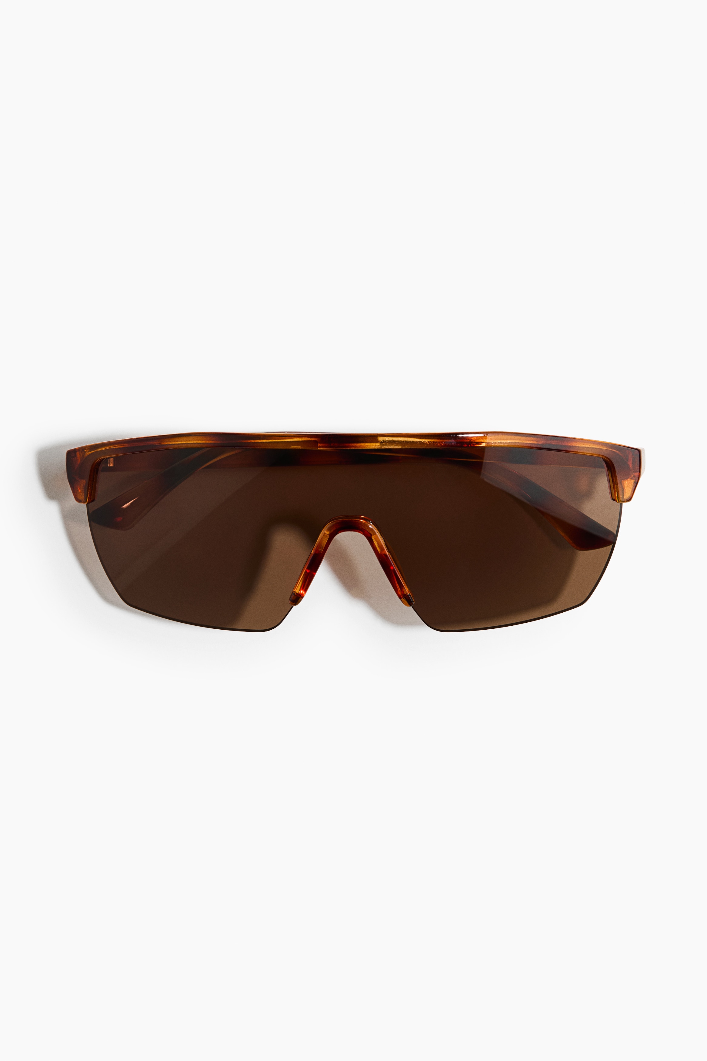 Visor sunglasses - Brown/Tortoiseshell pattern/Black
