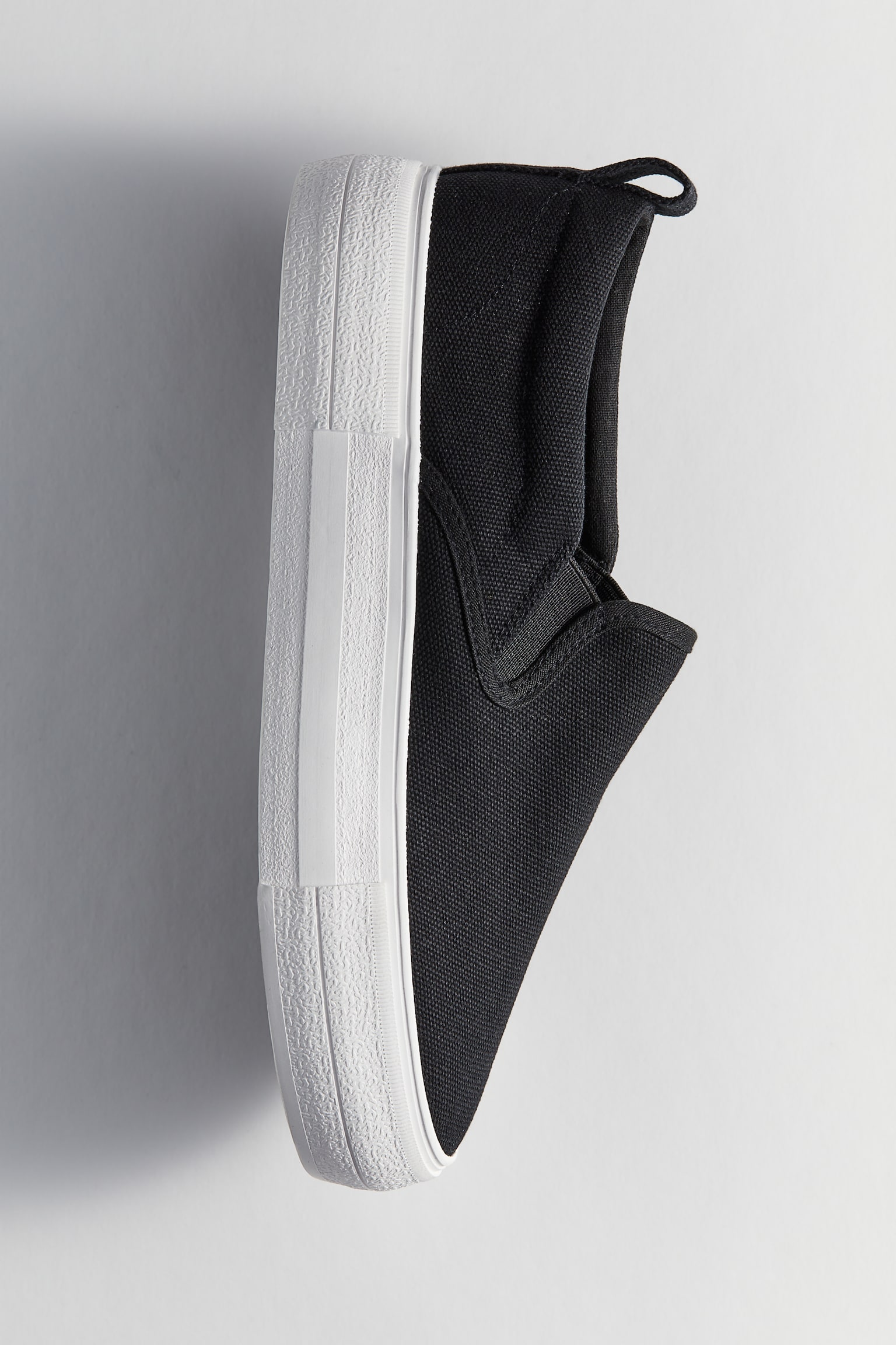 Slip on-sneakers - Svart/Vit - 1