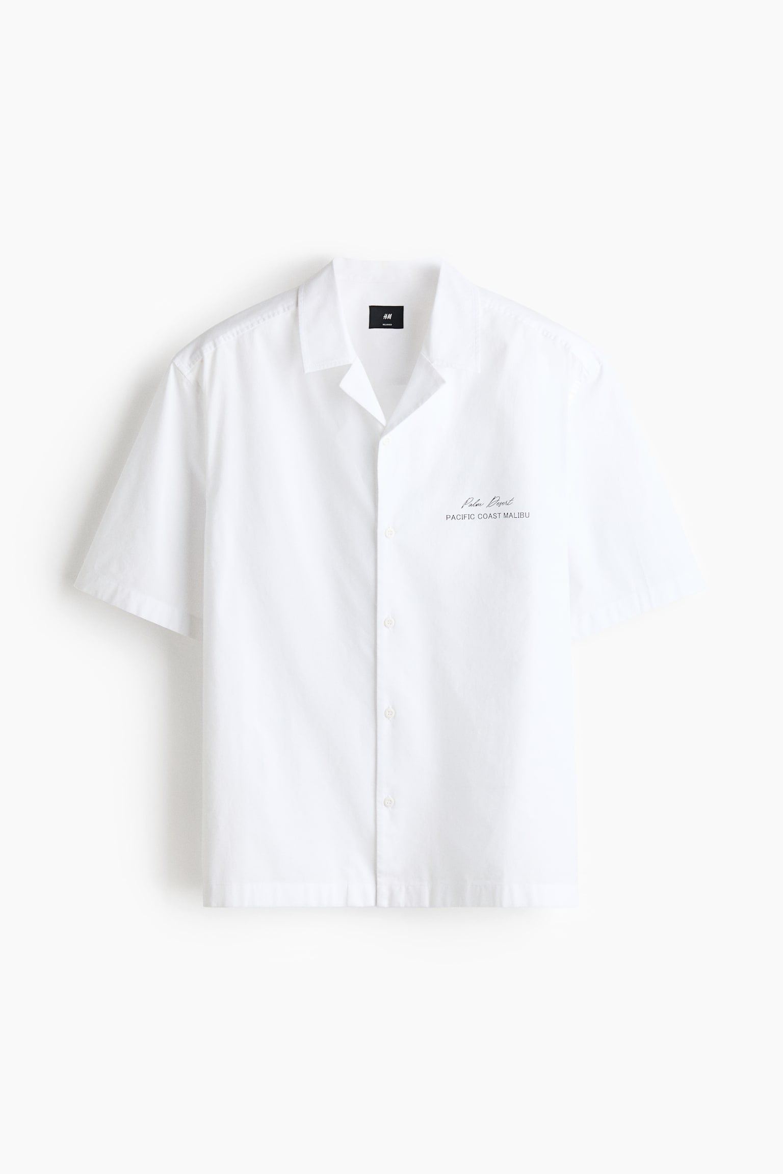 Relaxed Fit Printed resort shirt - White/Palm Desert/Black/Palm Desert - 2