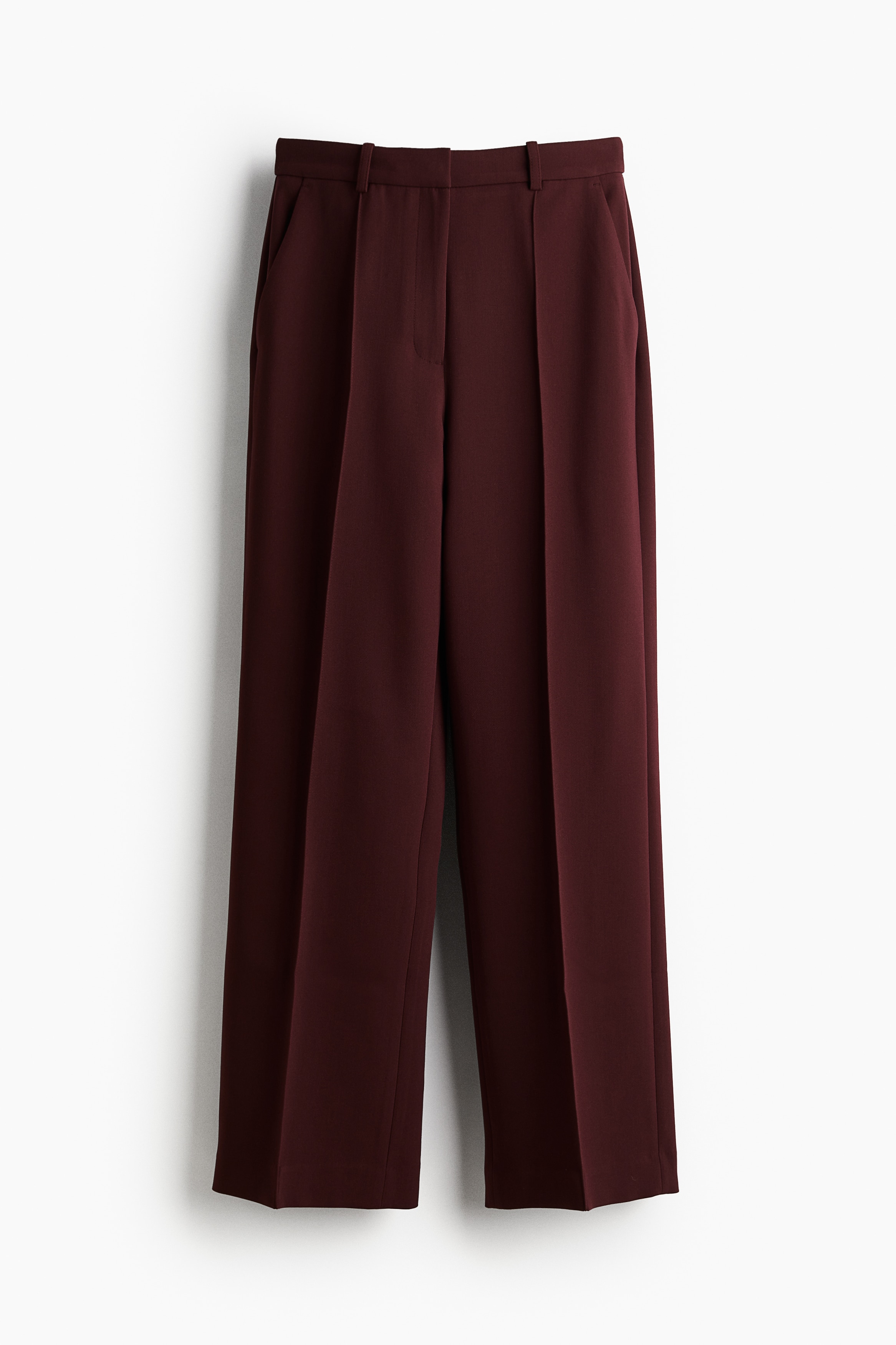 Crease-front Pants - Burgundy - Ladies | H&M US