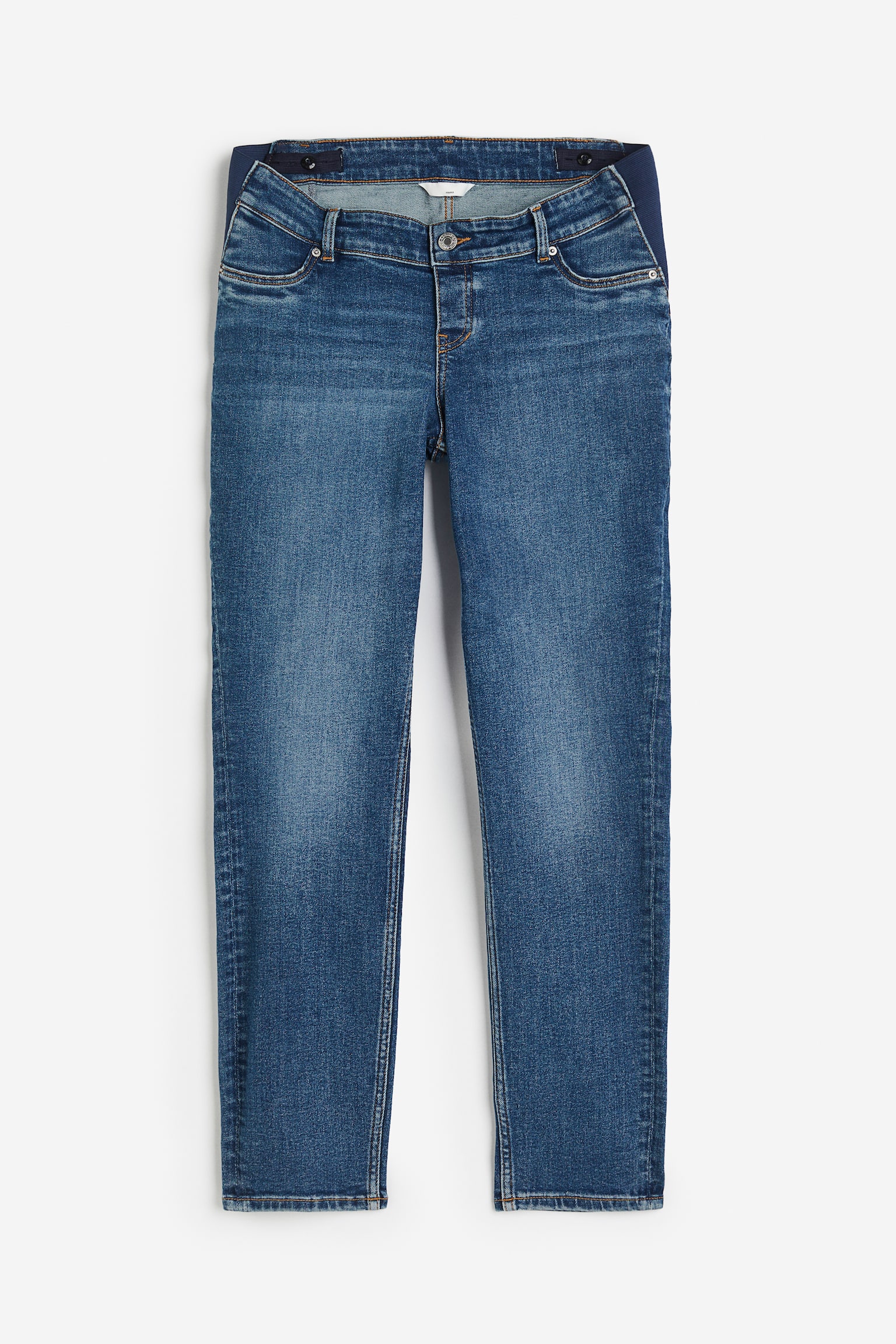 MAMA Slim Low Ankle Jeans - Denim blue - 1