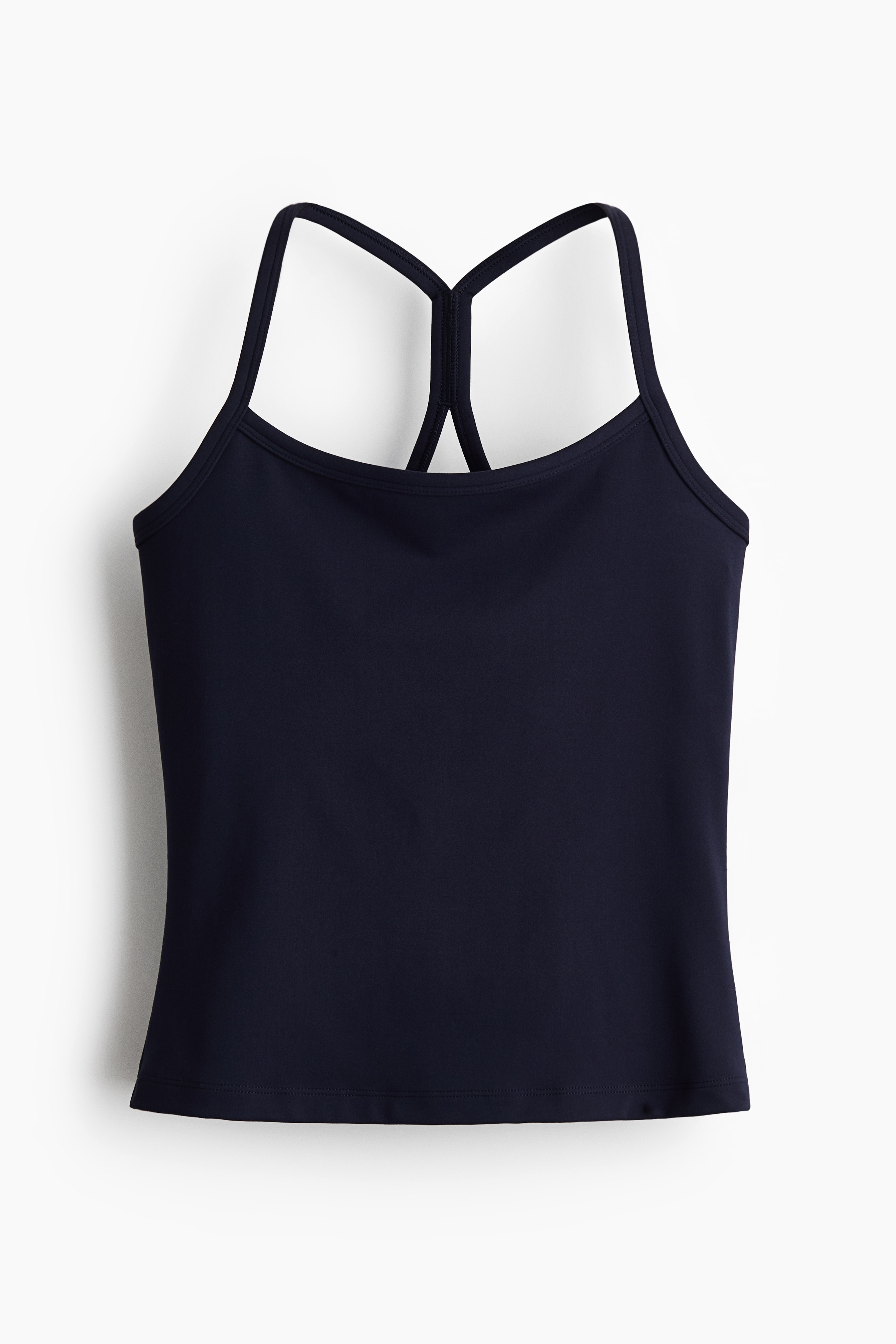 H & M - Sport-Trägertop mit integriertem BH mit SoftMove - Blau - Sportswear