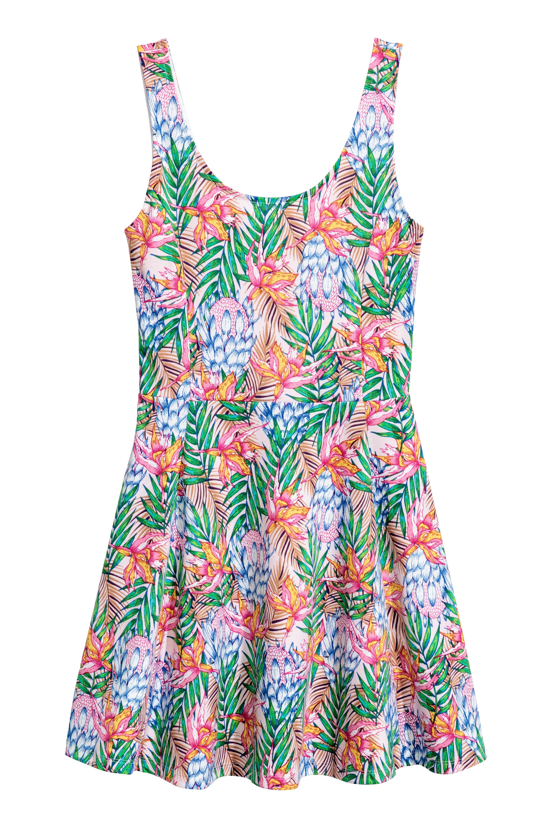 View larger image: Jersey dress - Light pink/Patterned - Ladies | H&M GB 1