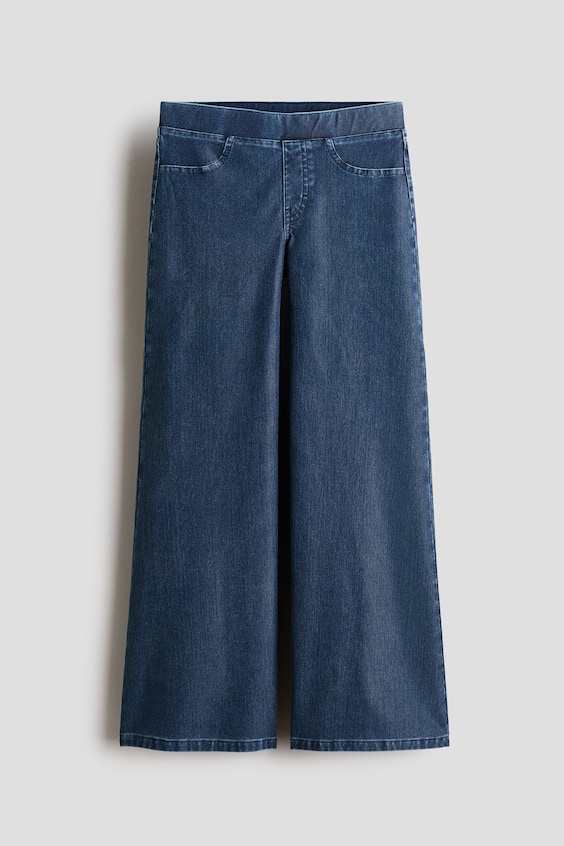 Детские джинсы H&M Denim-Look Wide-Leg Jeggings
