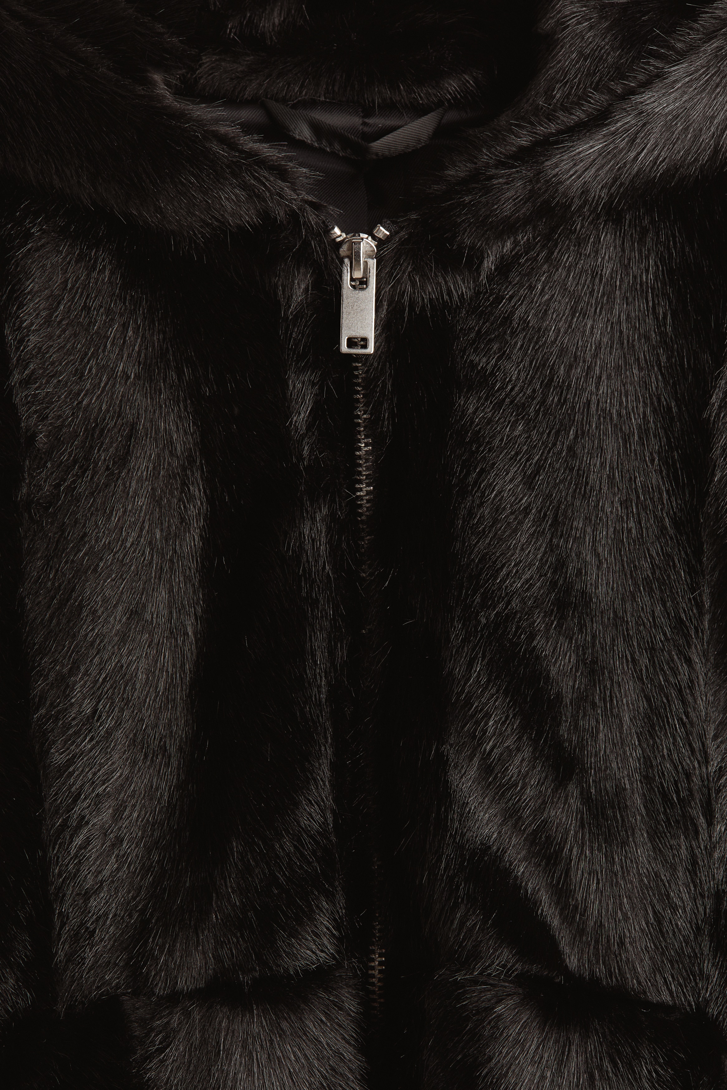 Atelier ウールブレンド ファジーフルジップフーデッドジャケット H&M Atelier ウールブレンド ファジーフルジップフーデッドジャケット